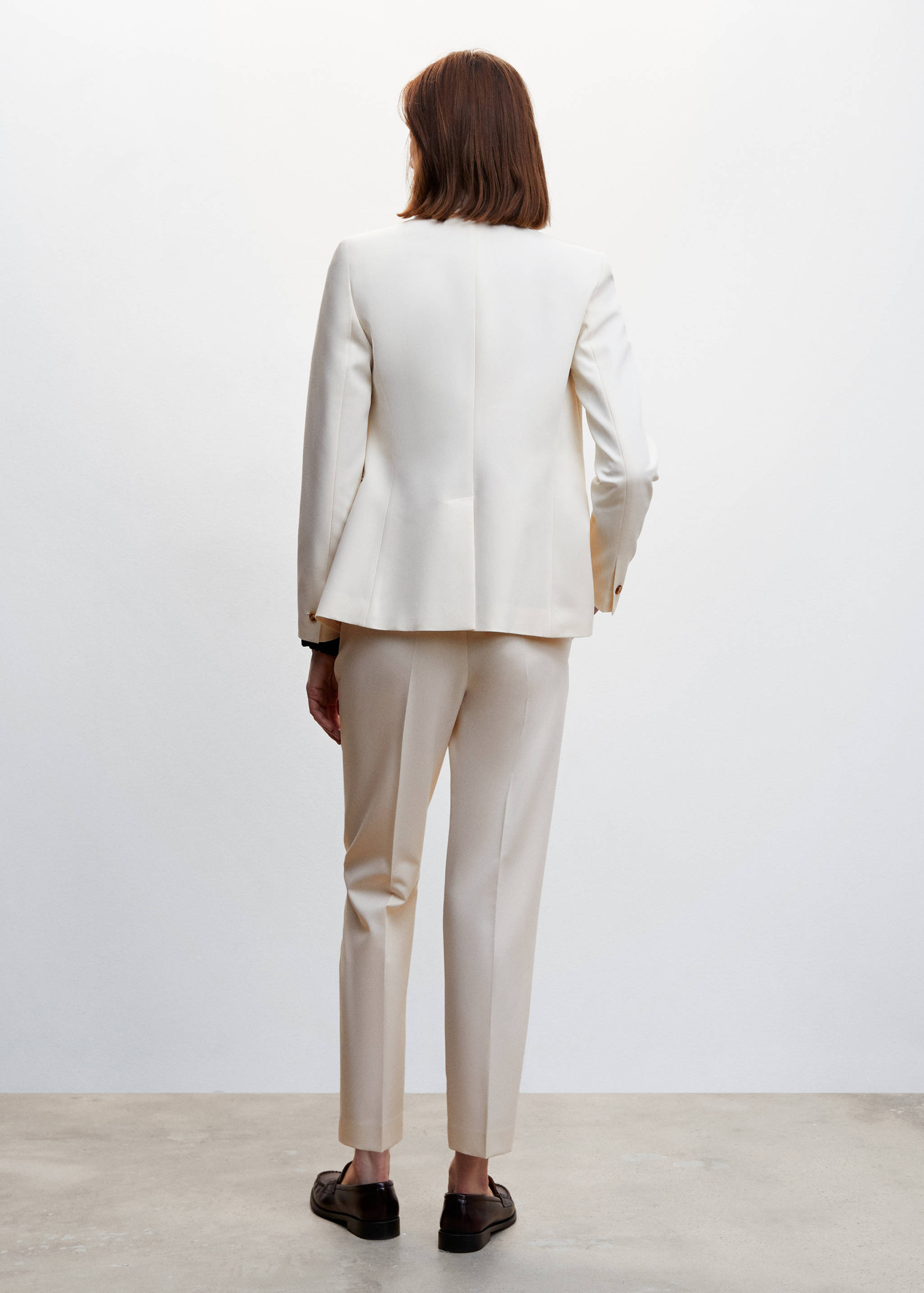 Straight suit trousers - Details of the article 1