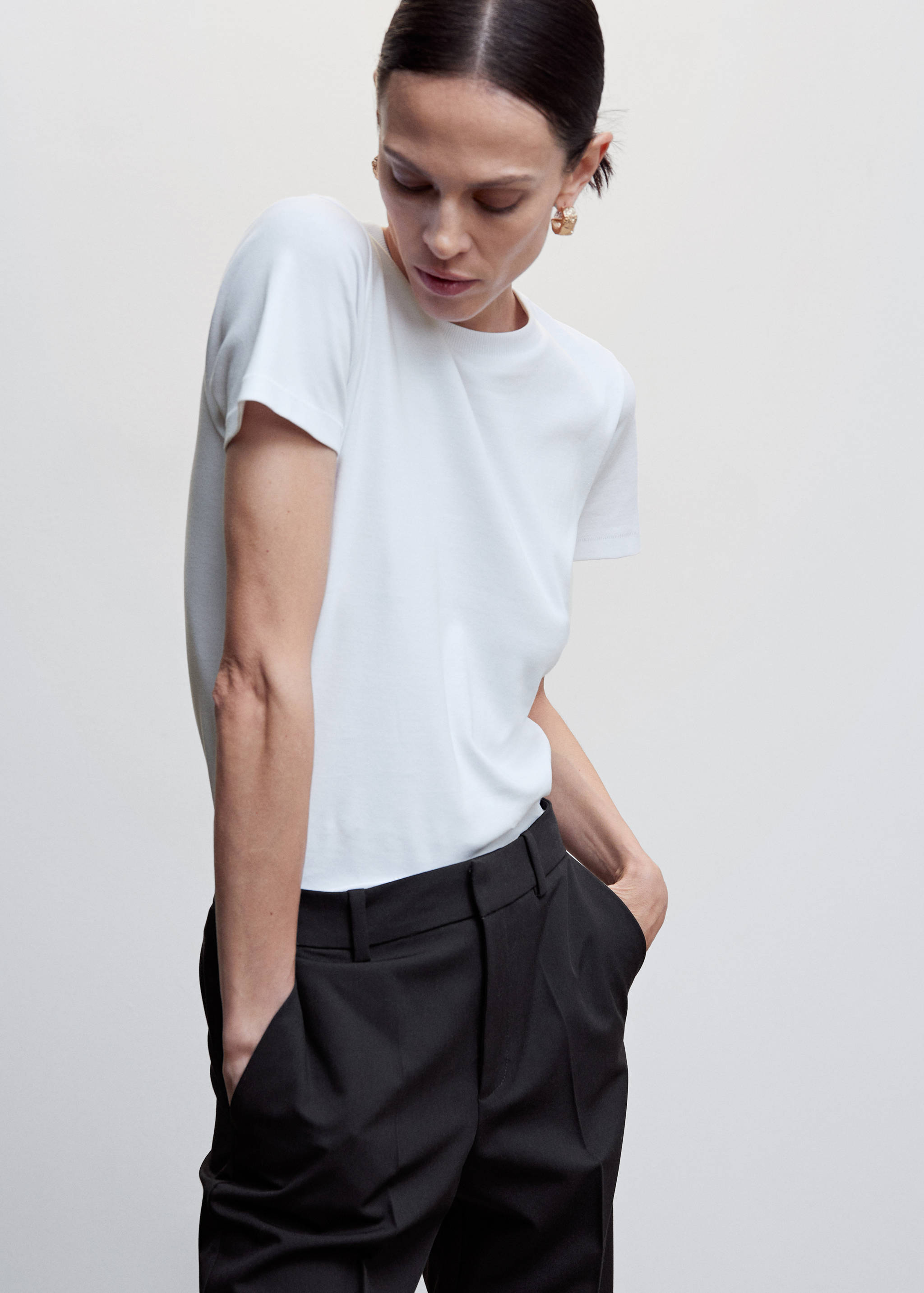 Прямые костюмные брюки - Деталь изделия 1