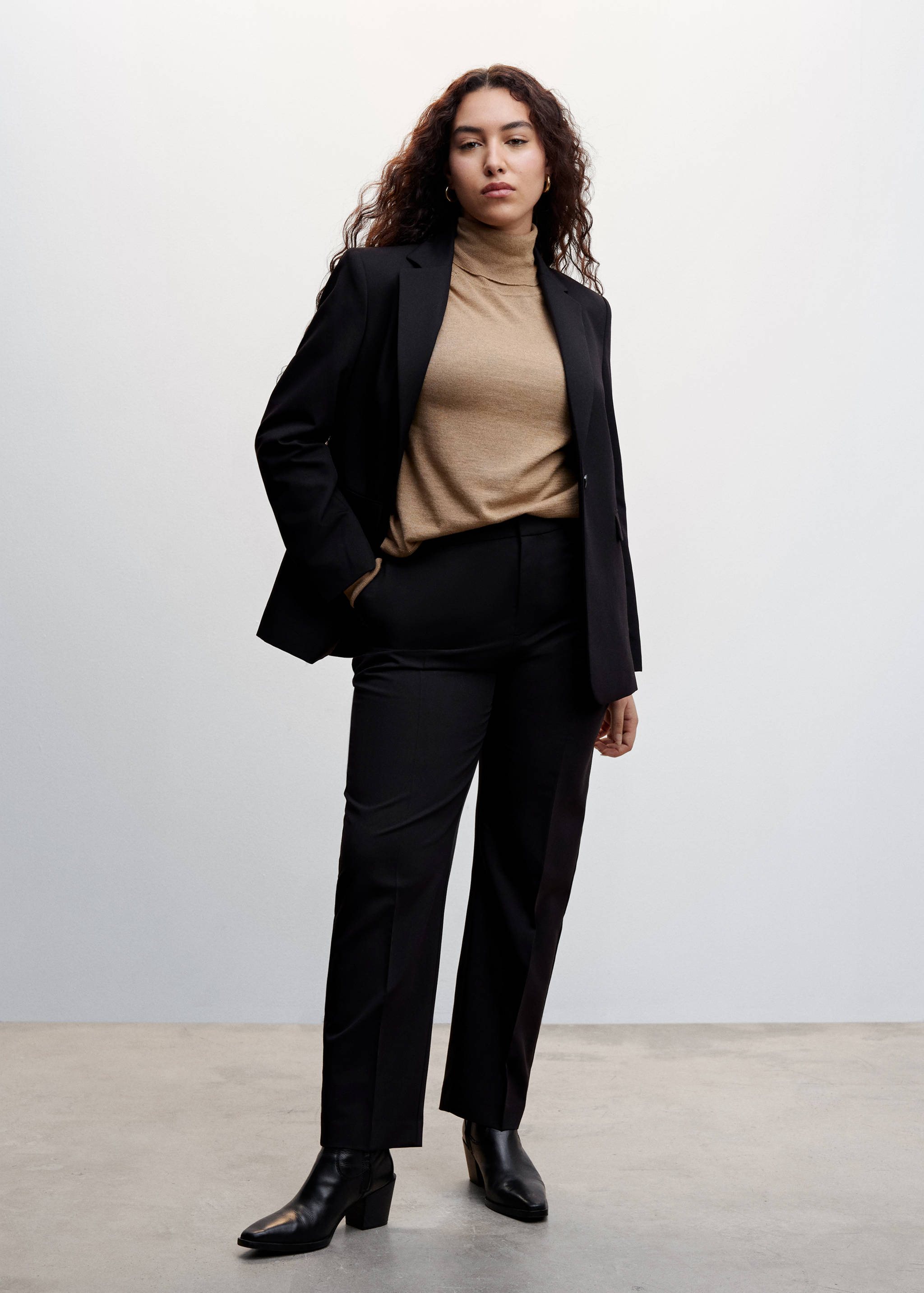 Прямые костюмные брюки - Деталь изделия 3