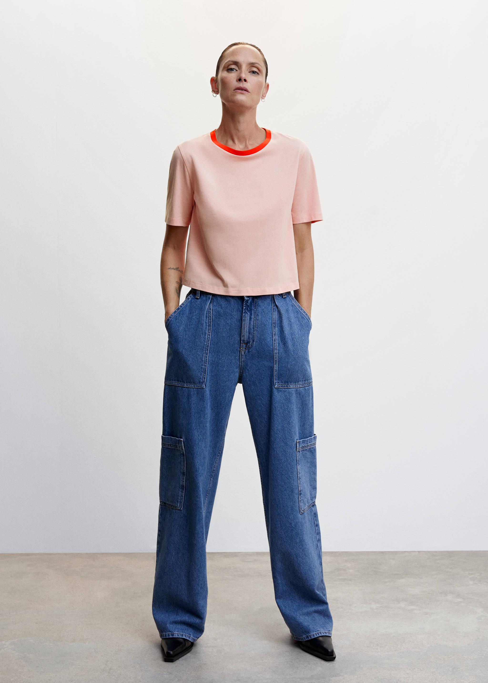 Short-sleeved cotton t-shirt - General plane