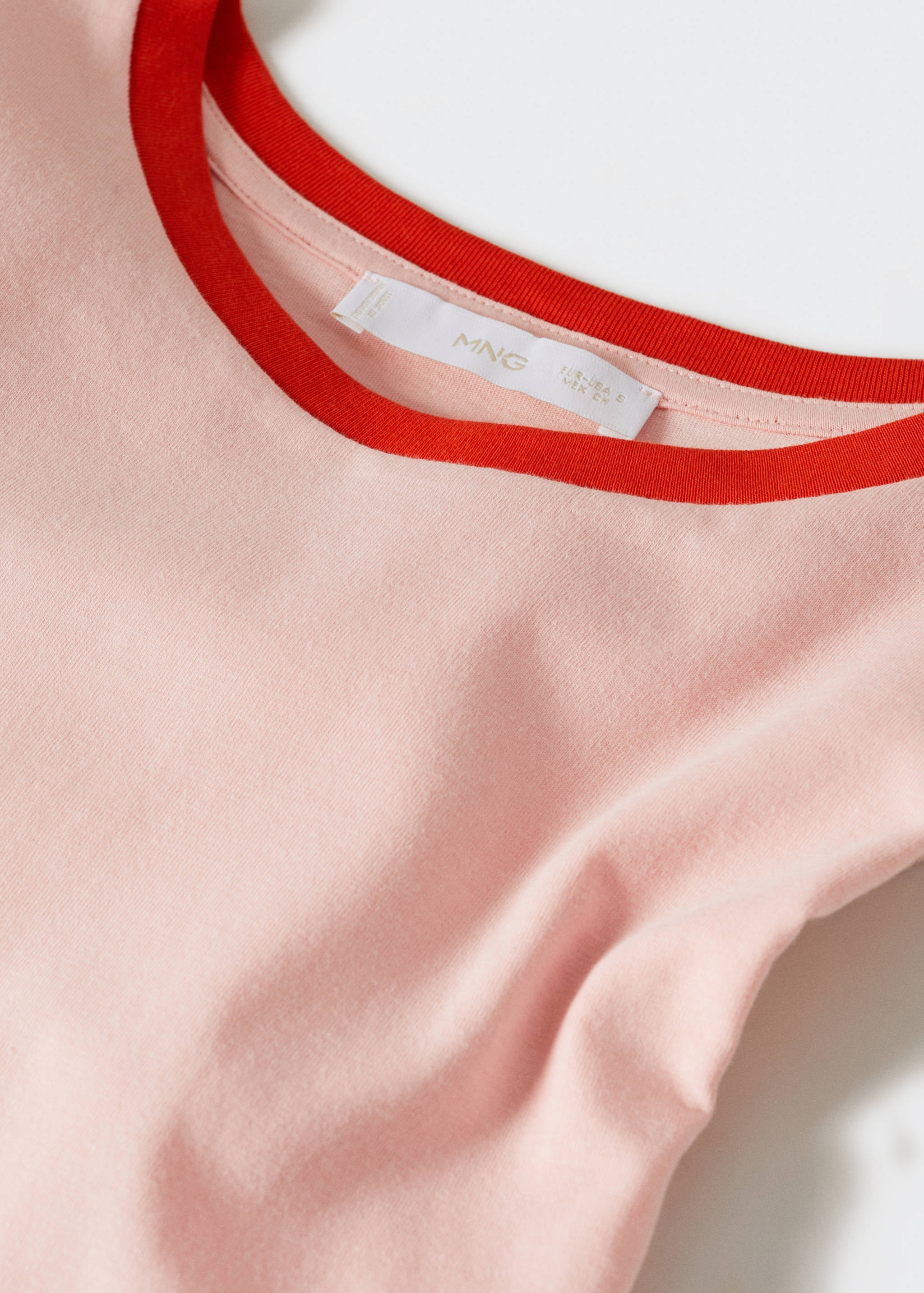Short-sleeved cotton t-shirt - Details of the article 8