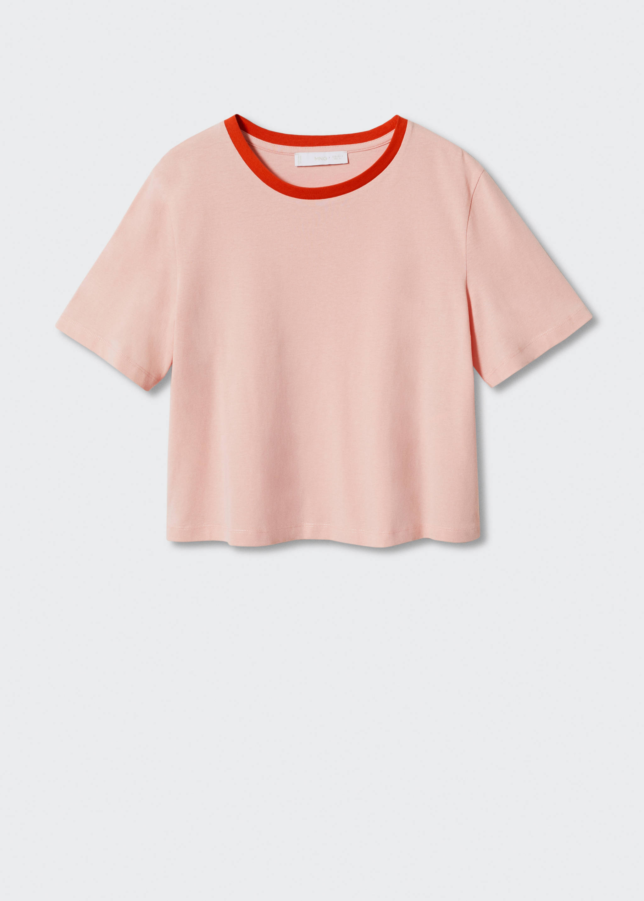 Short-sleeved cotton t-shirt - Article without model