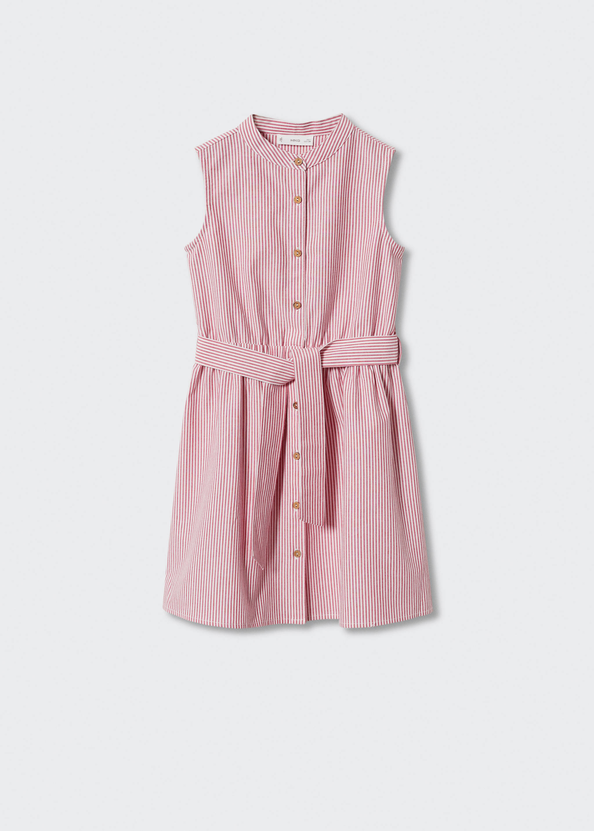 Robe à rayures avec ceinture - Article sans modèle