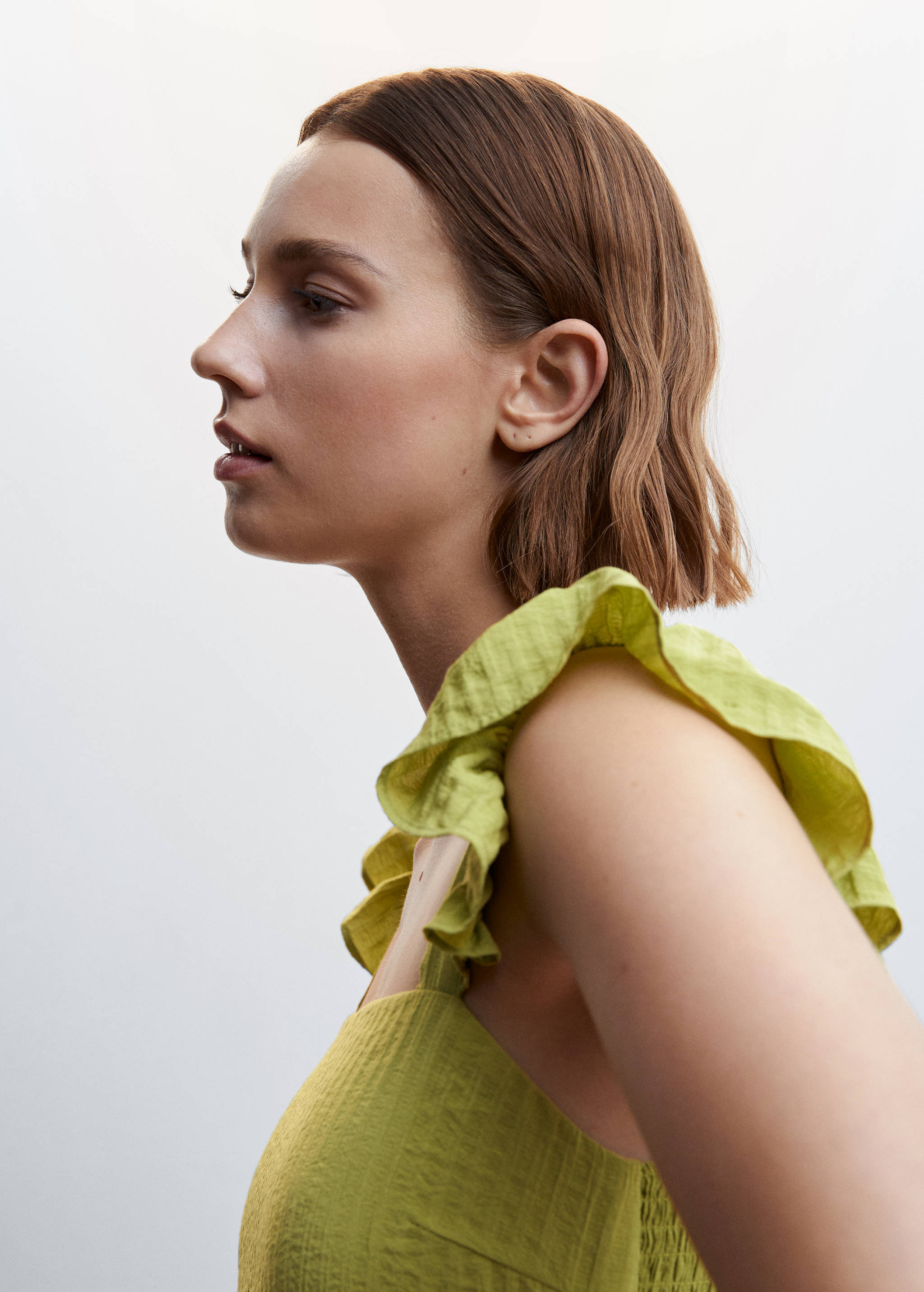 Short ruffled dress - Details of the article 1