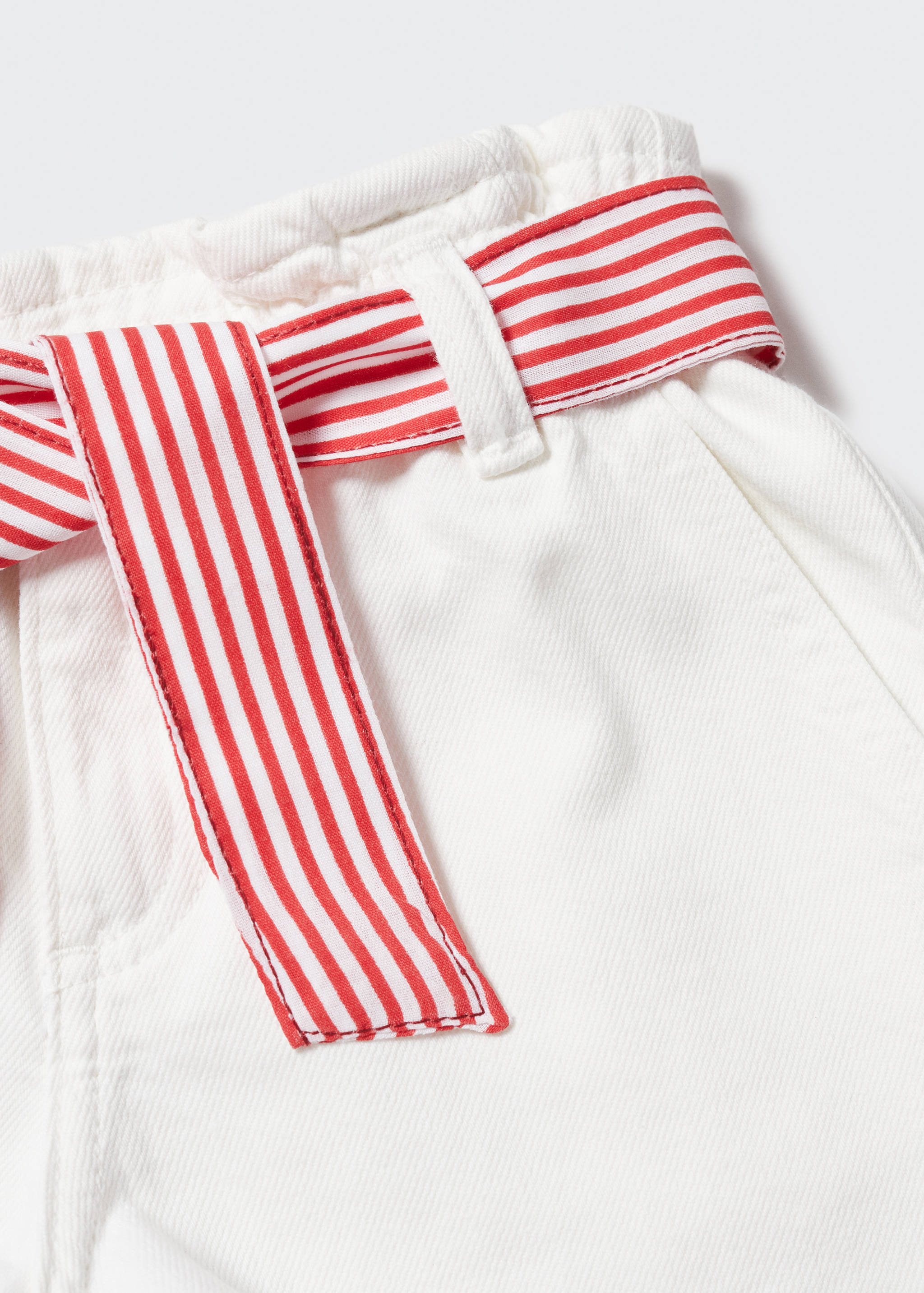 Belt cotton shorts - Details of the article 8