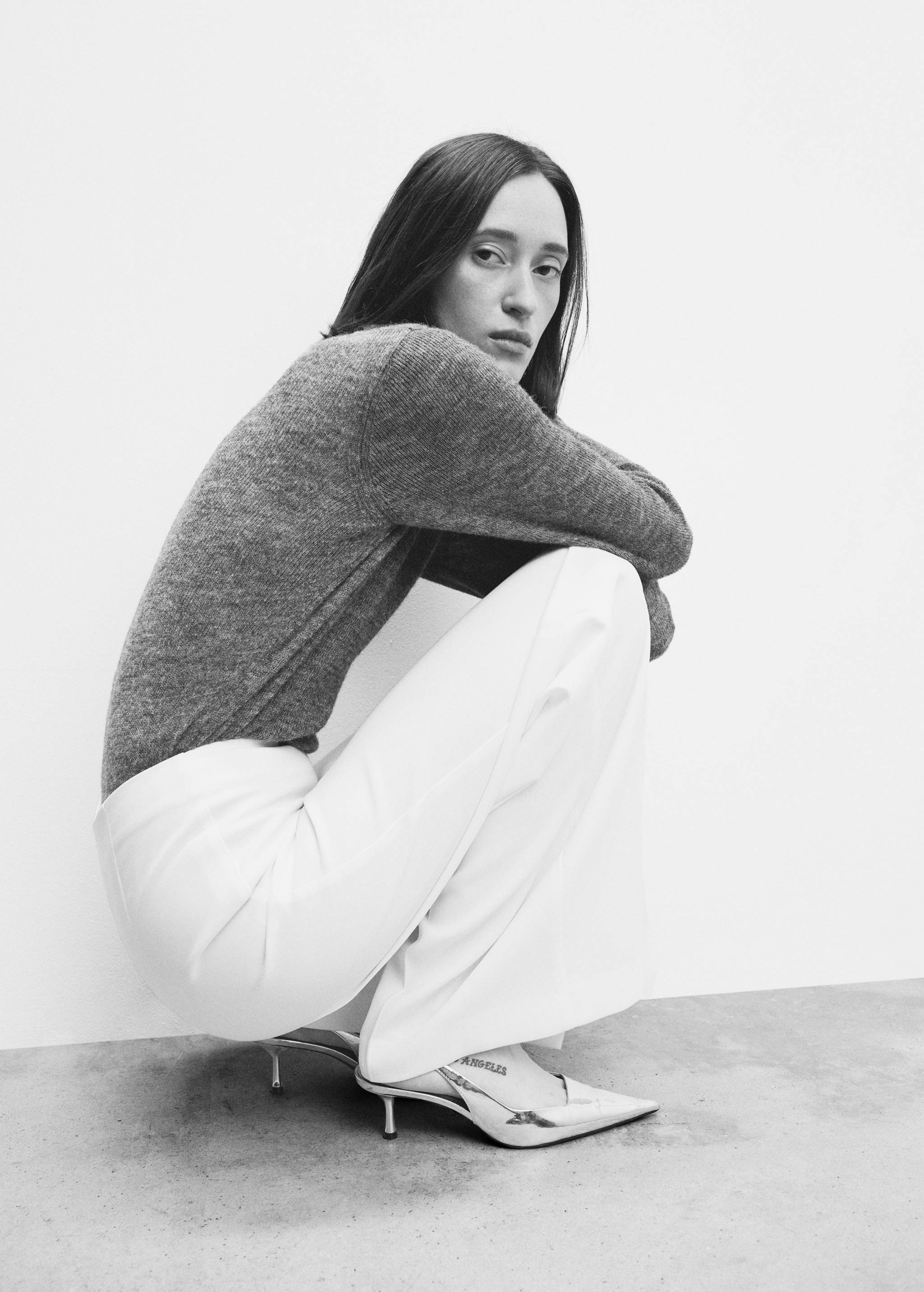 Брюки-палаццо с завышенной талией - Деталь изделия 2