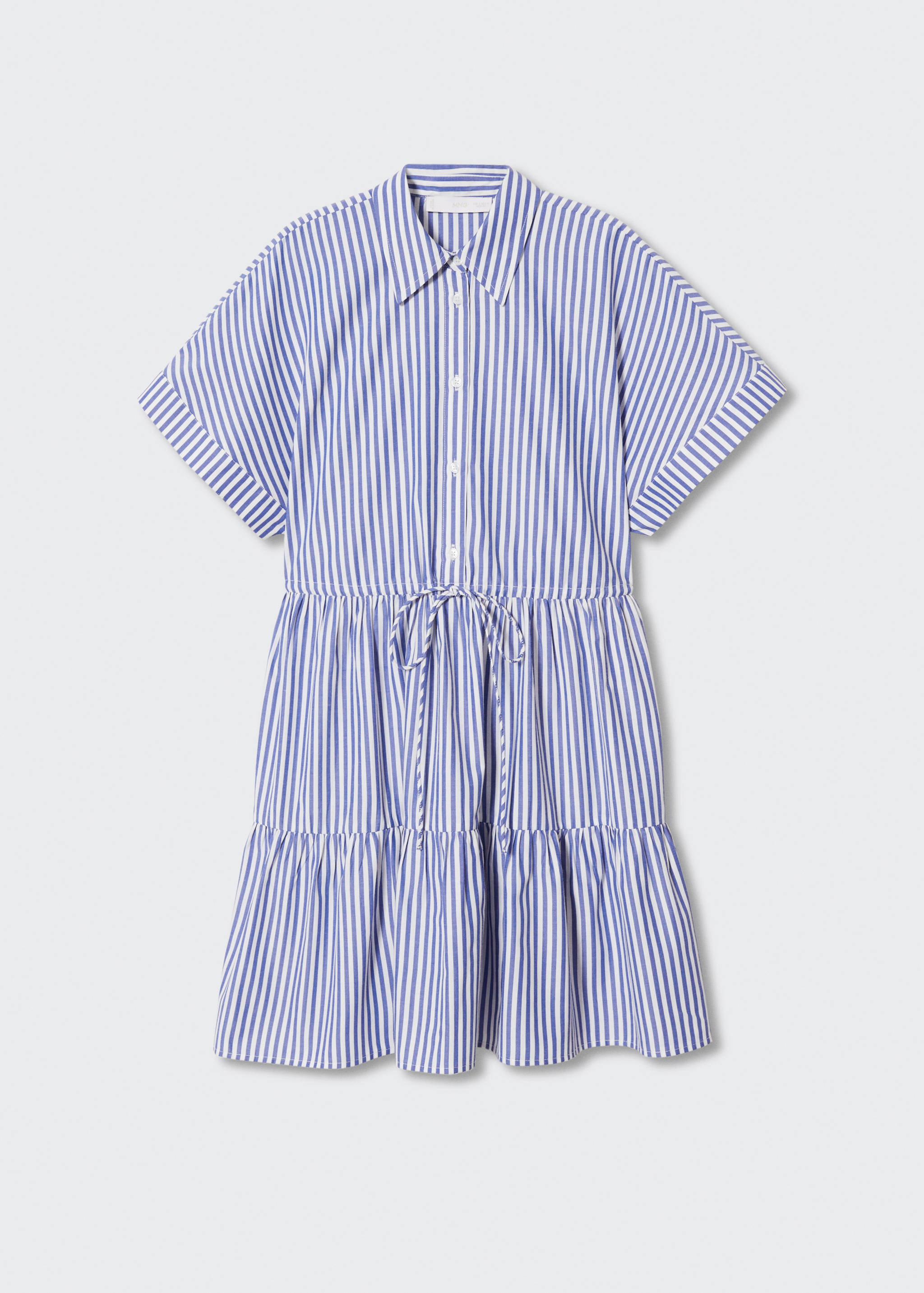 Robe rayée à volants - Article sans modèle