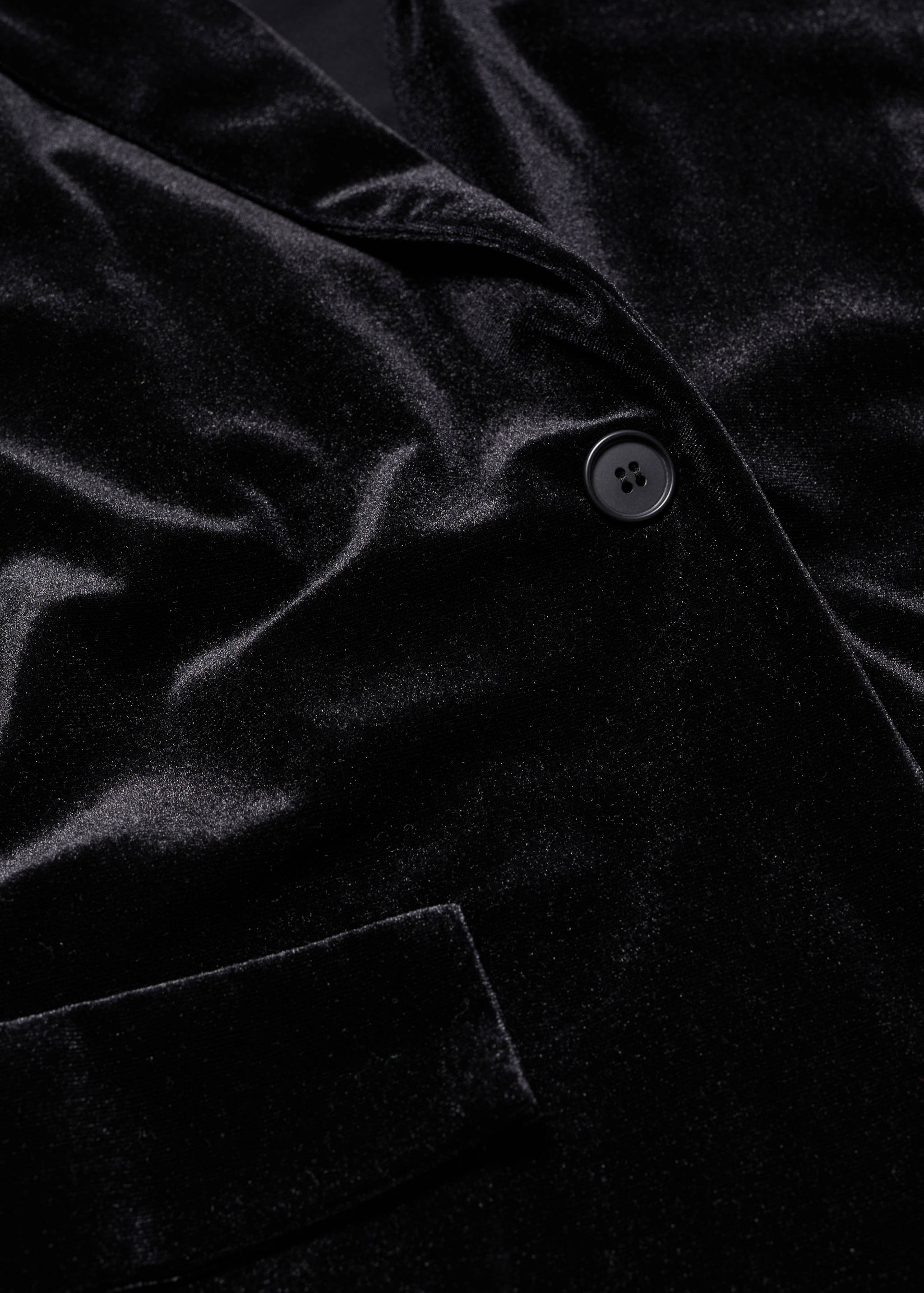 Velvet suit blazer - Details of the article 8
