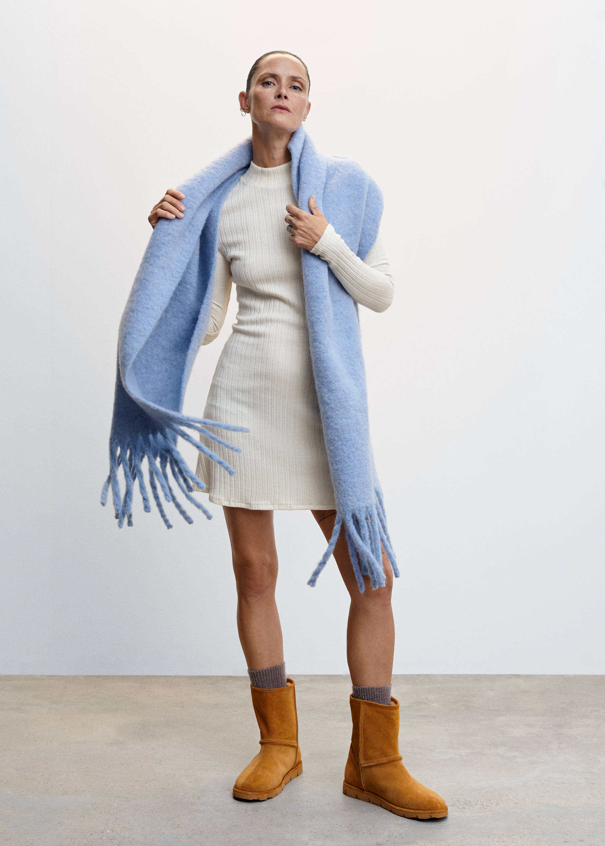 Robe courte maille - Plan général