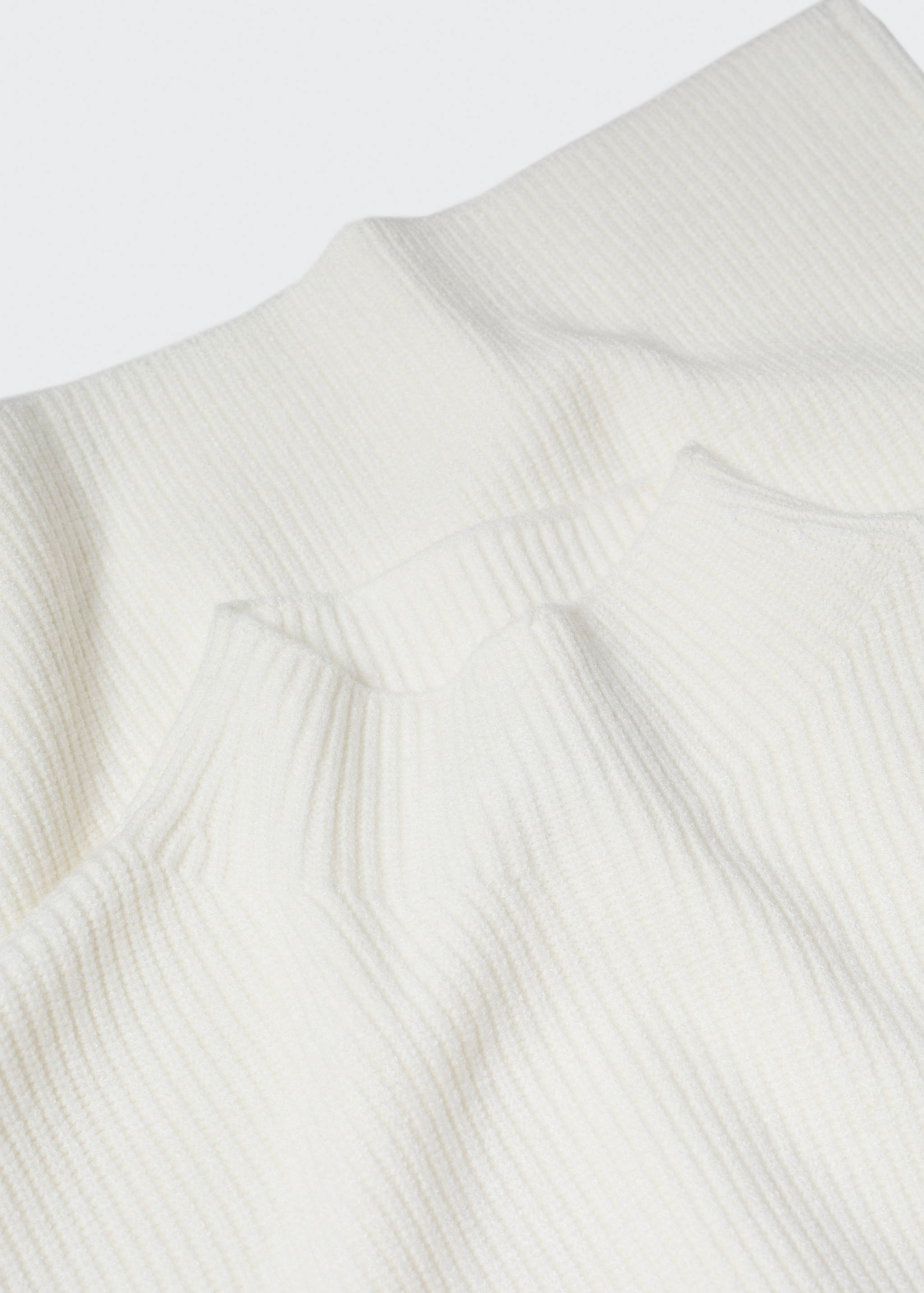 Perkins-neck rib-knit  sweater - Details of the article 8