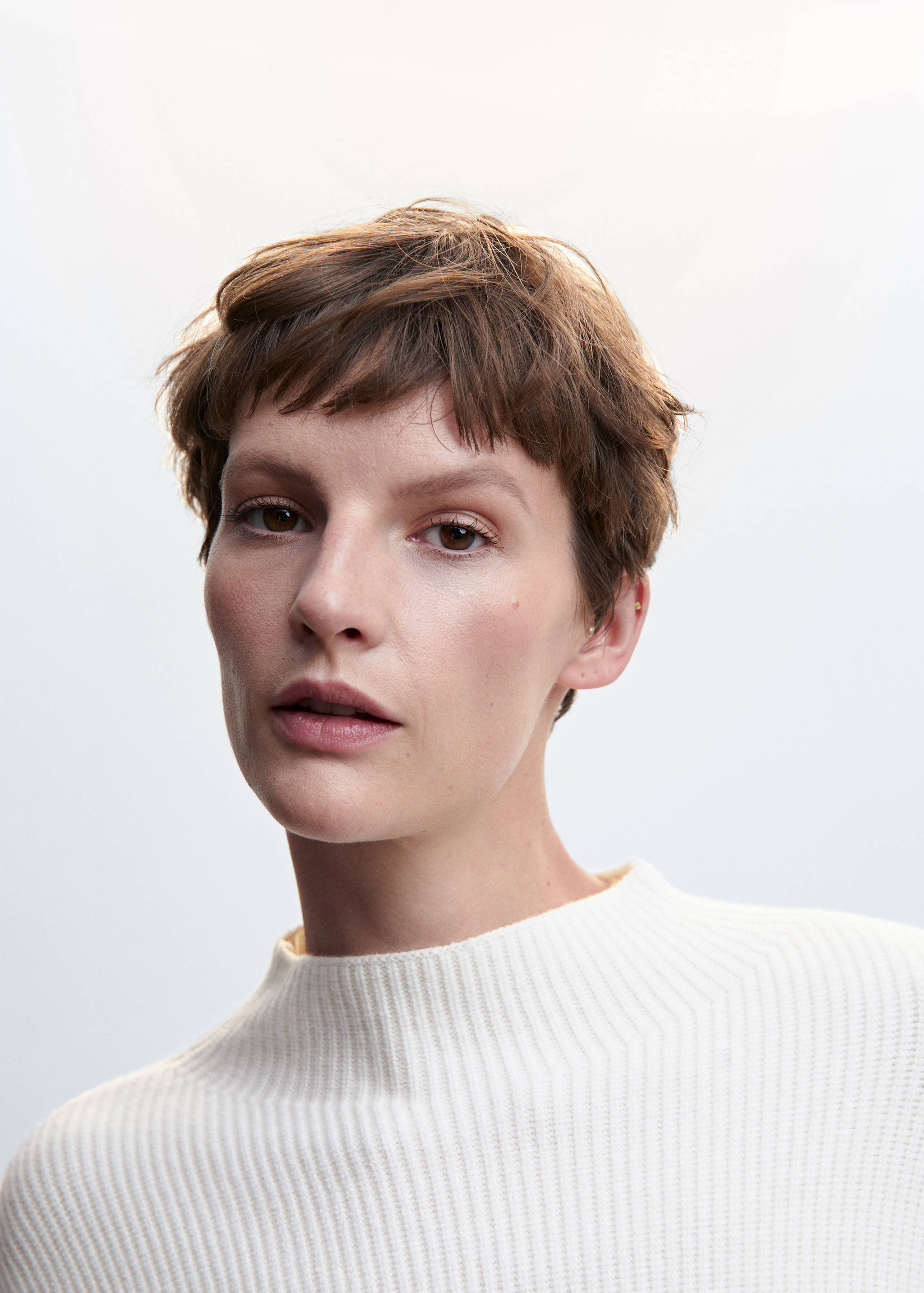 Striped rib sweater - Details of the article 1