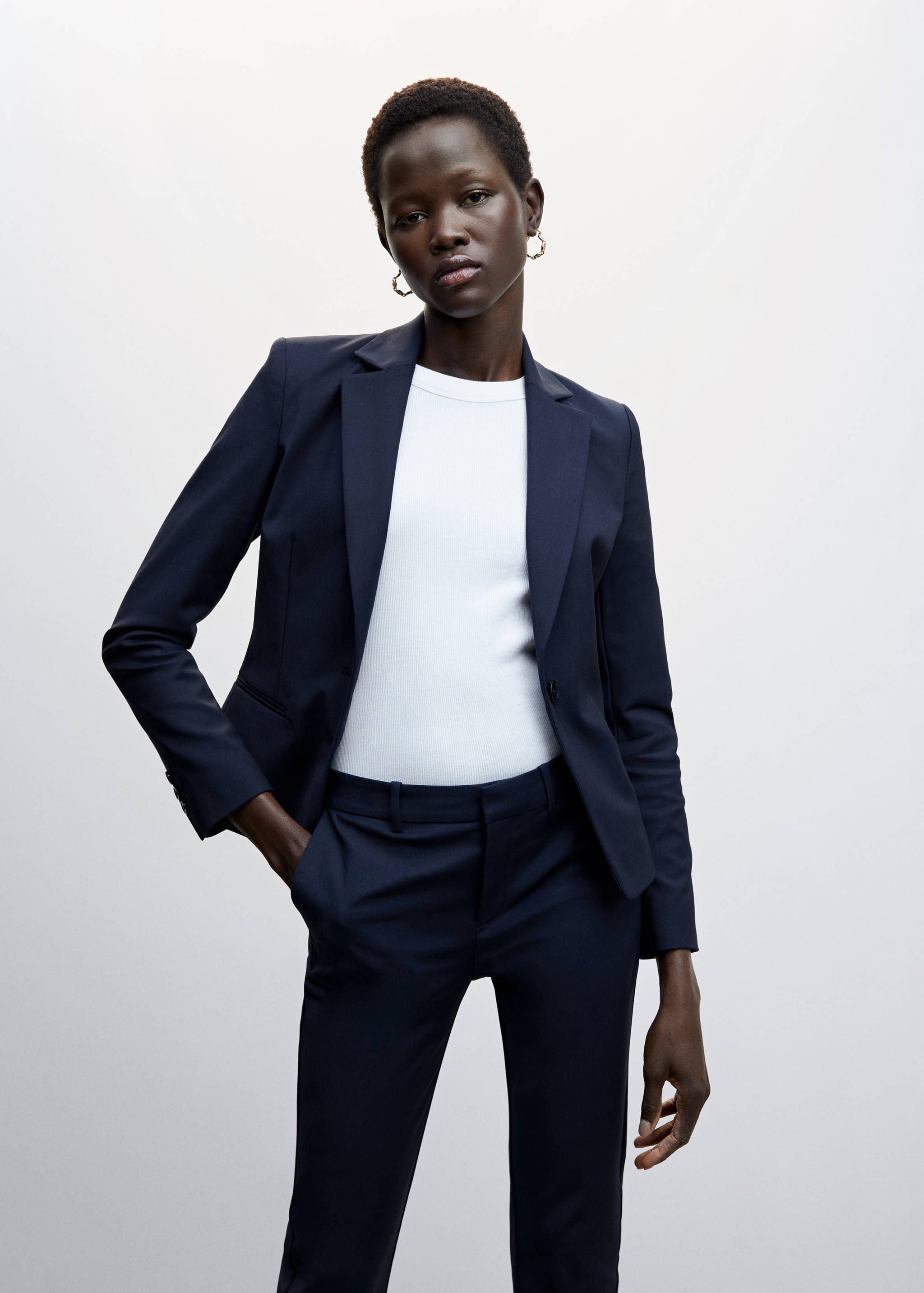 Skinny suit trousers - Details of the article 1