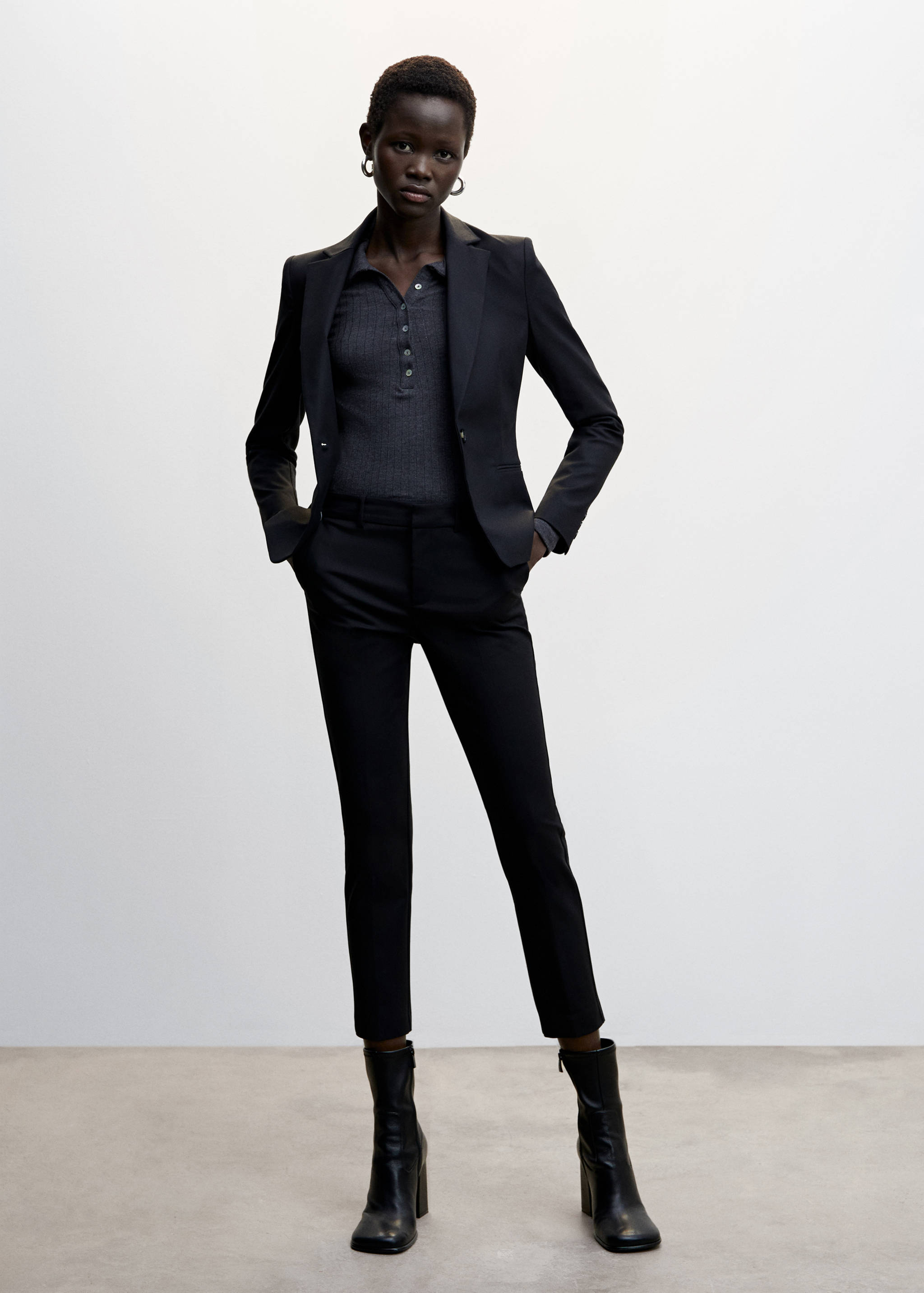 Skinny suit trousers - General plane