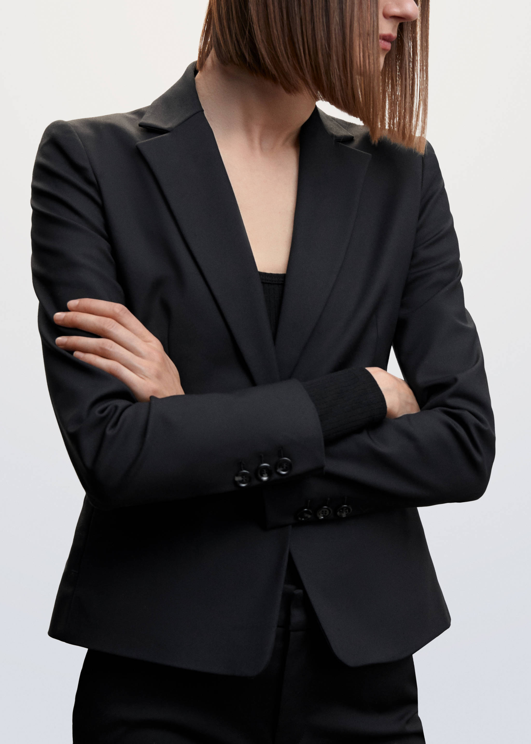 Структурированный костюмный пиджак - Деталь изделия 2