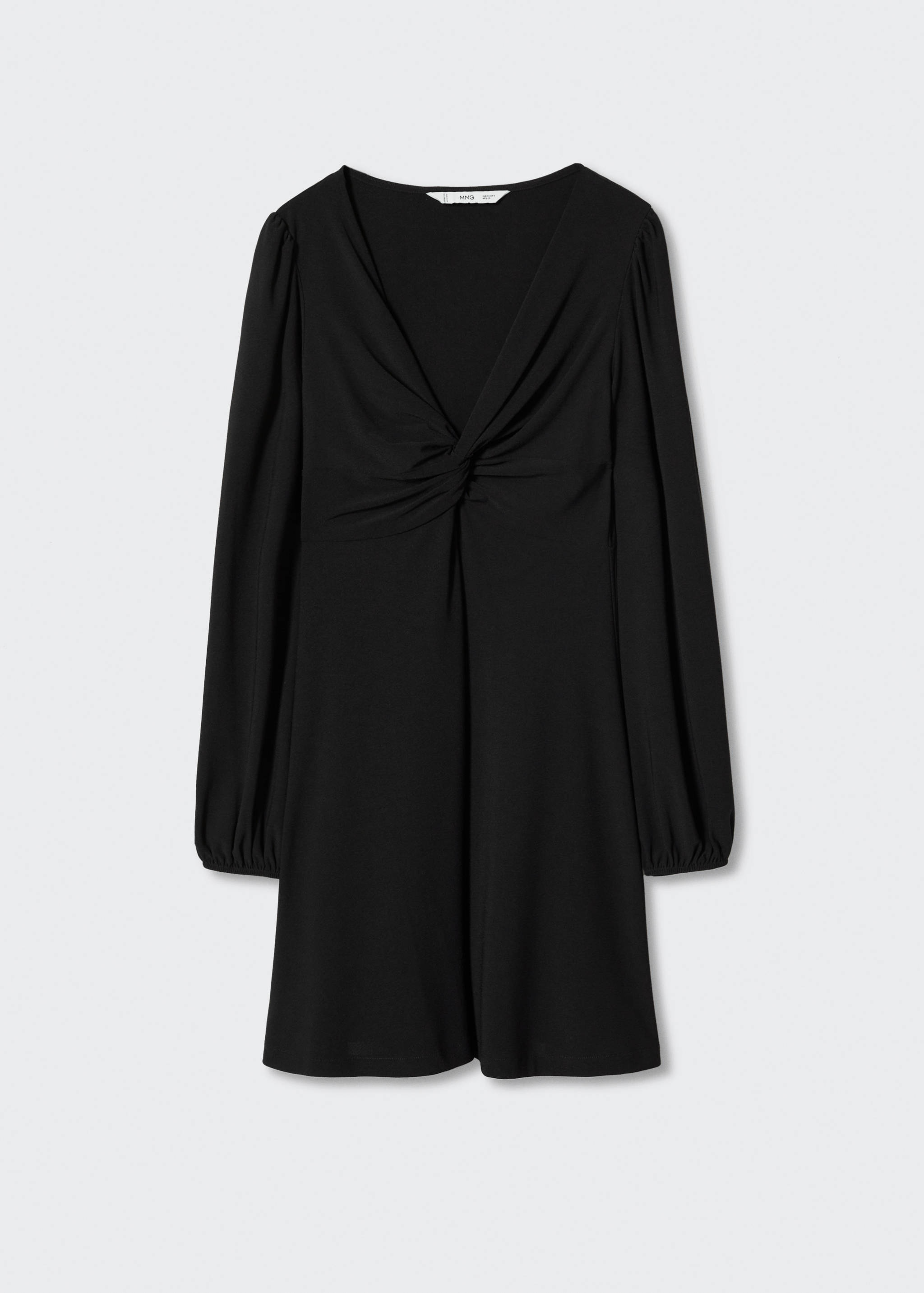 Robe noire détail nœud - Article sans modèle