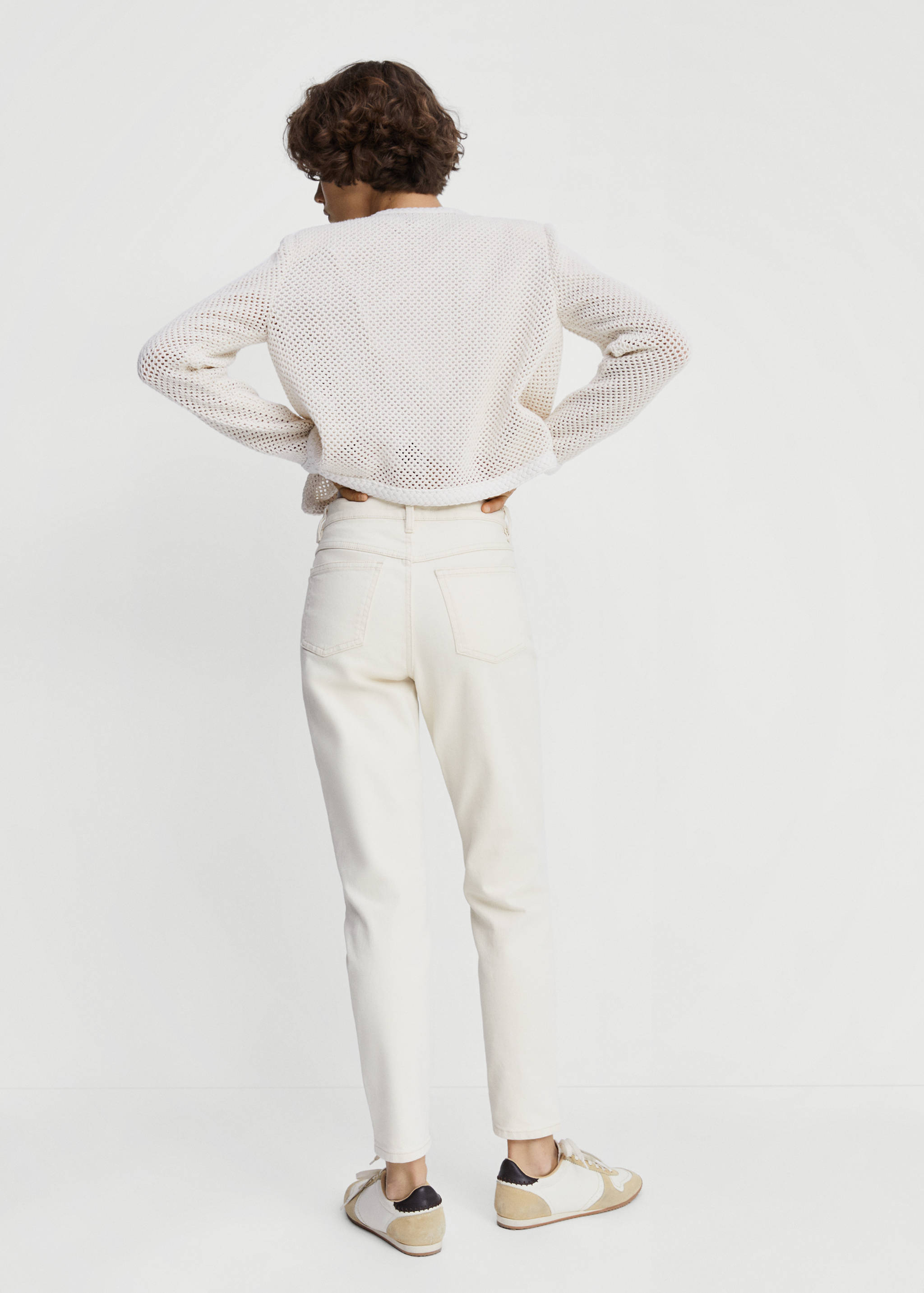 Jean mom confort taille haute - Verso de l’article