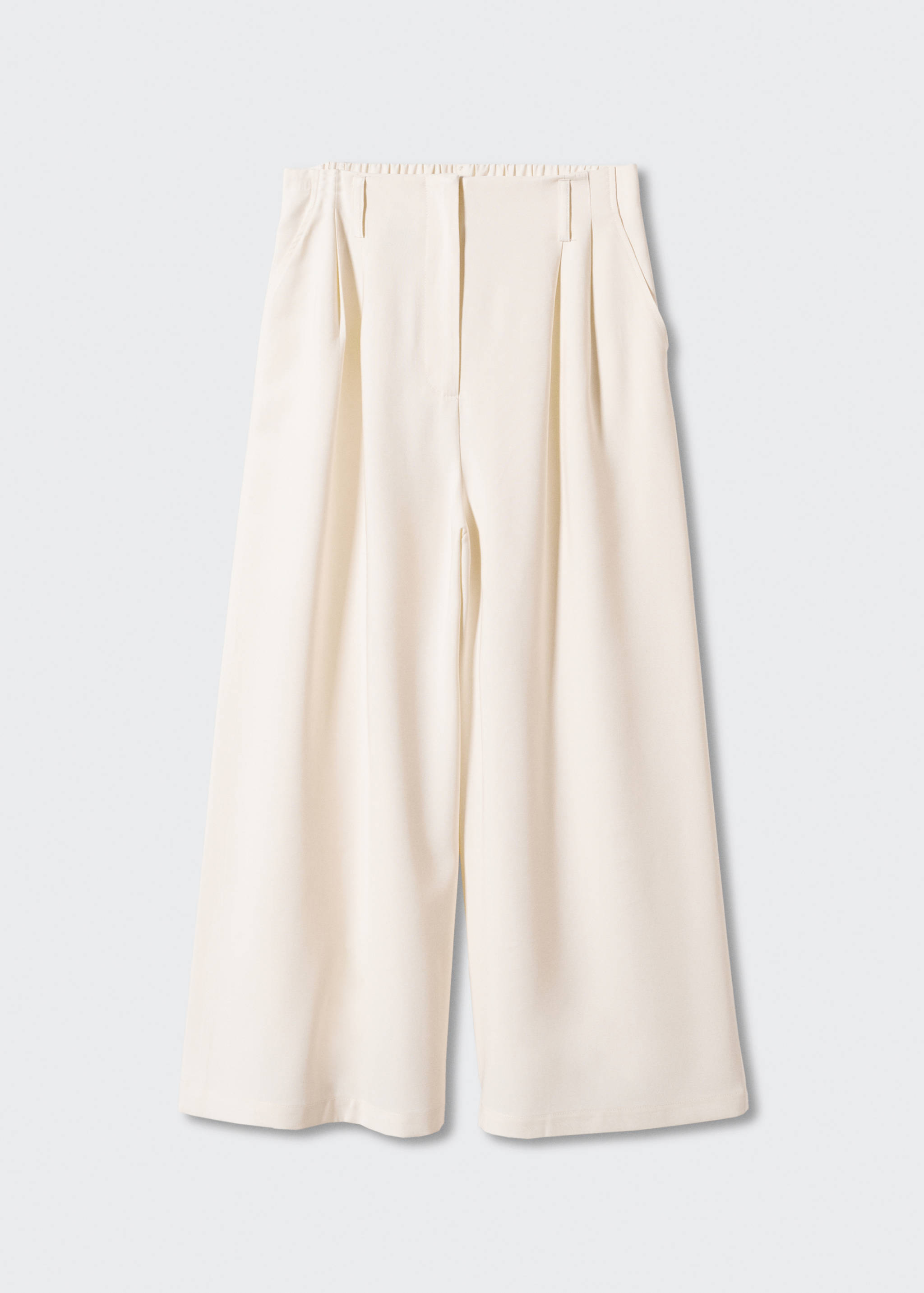 Pleated culottes trousers - Article without model