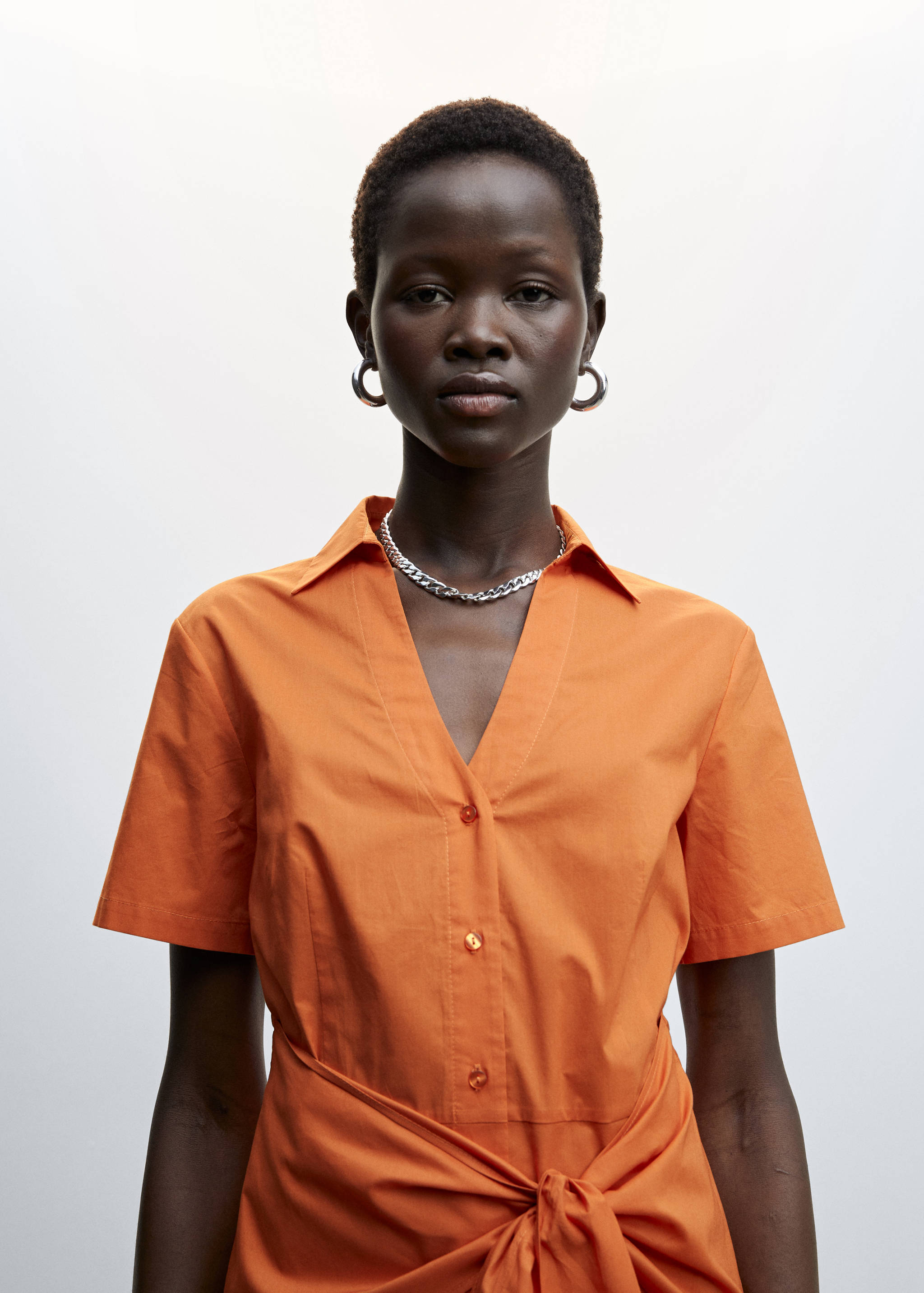 Robe chemisier nœud - Détail de l'article 1