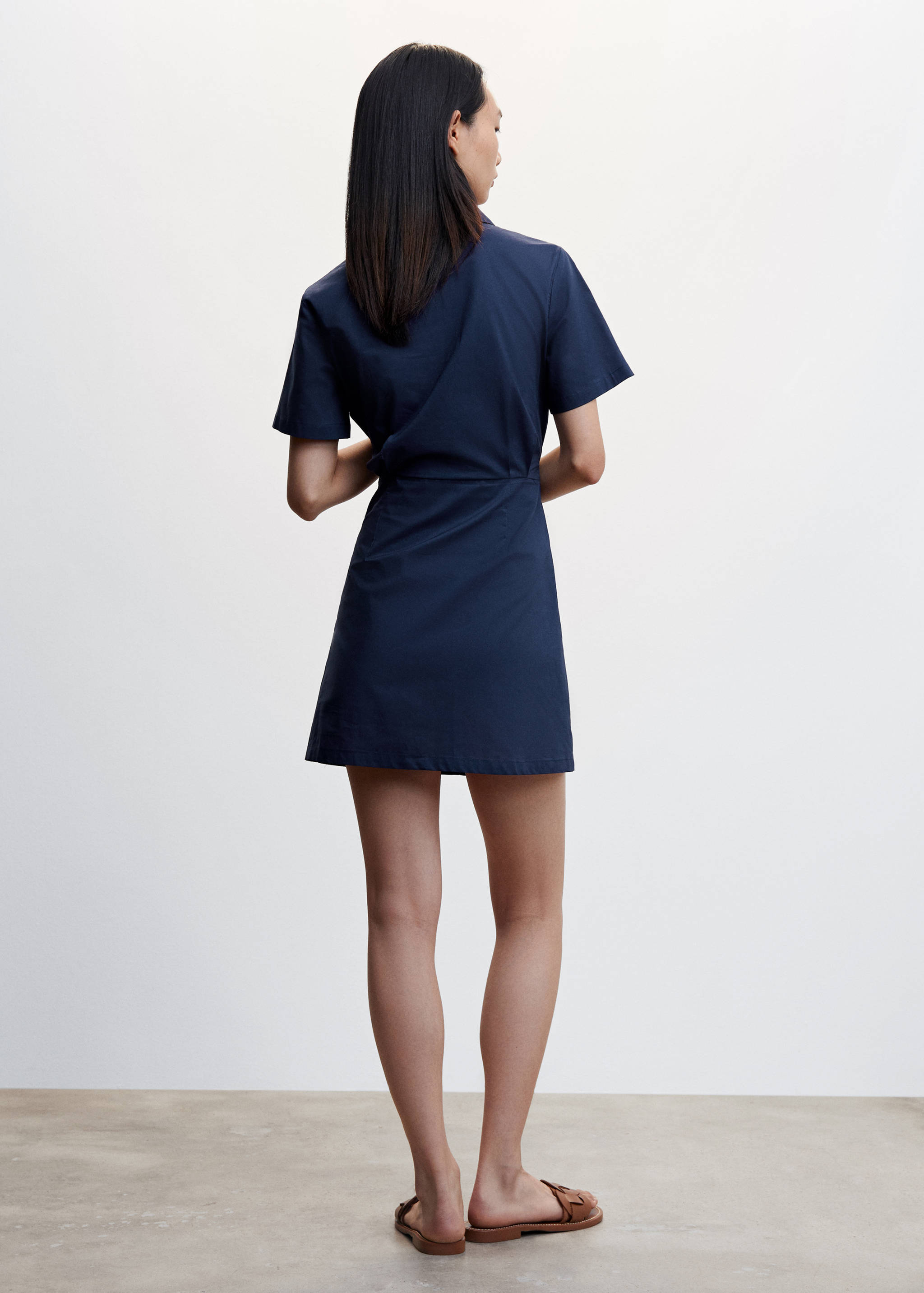 Robe chemisier nœud - Verso de l’article