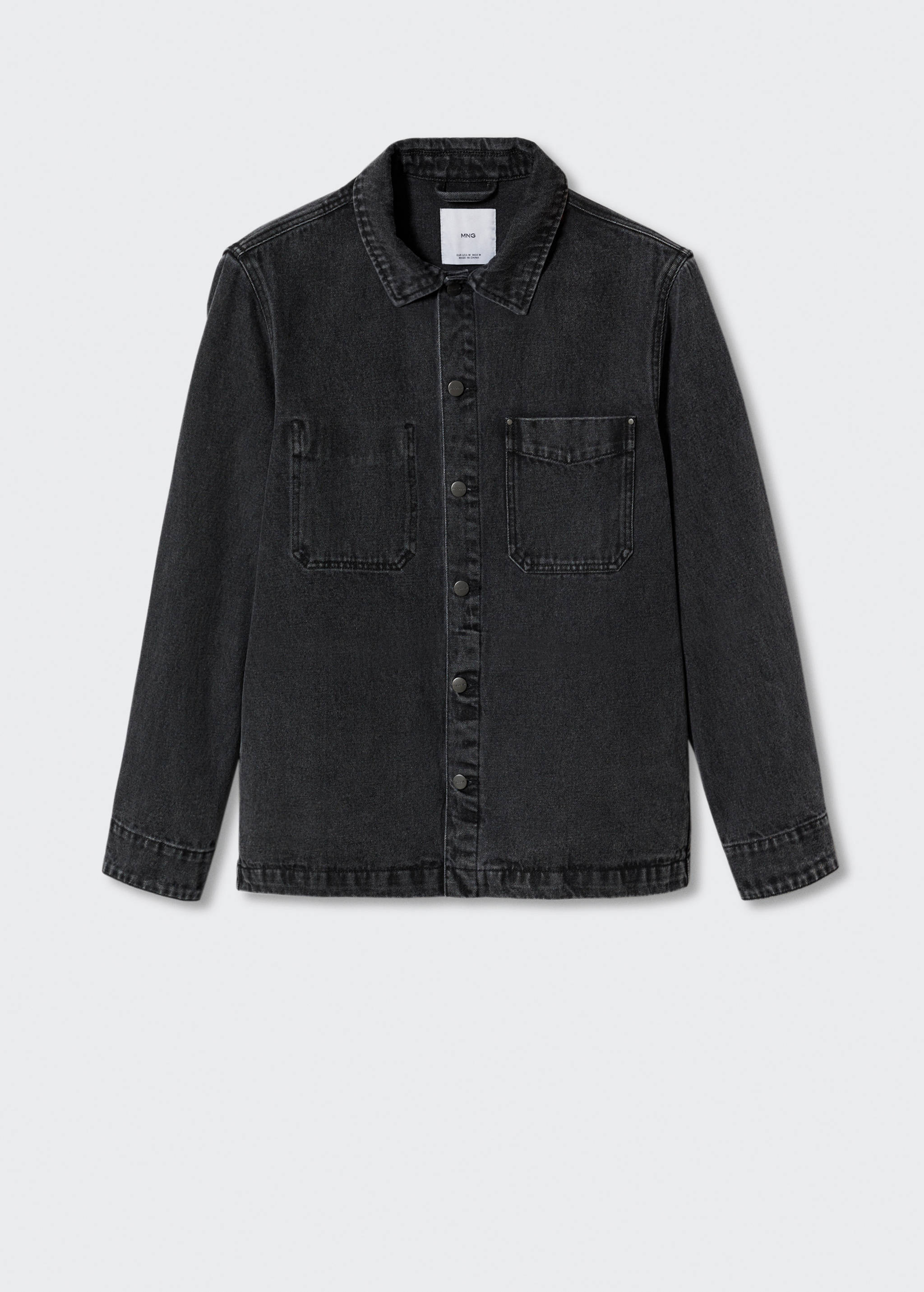 Pocket denim overshirt - Article without model