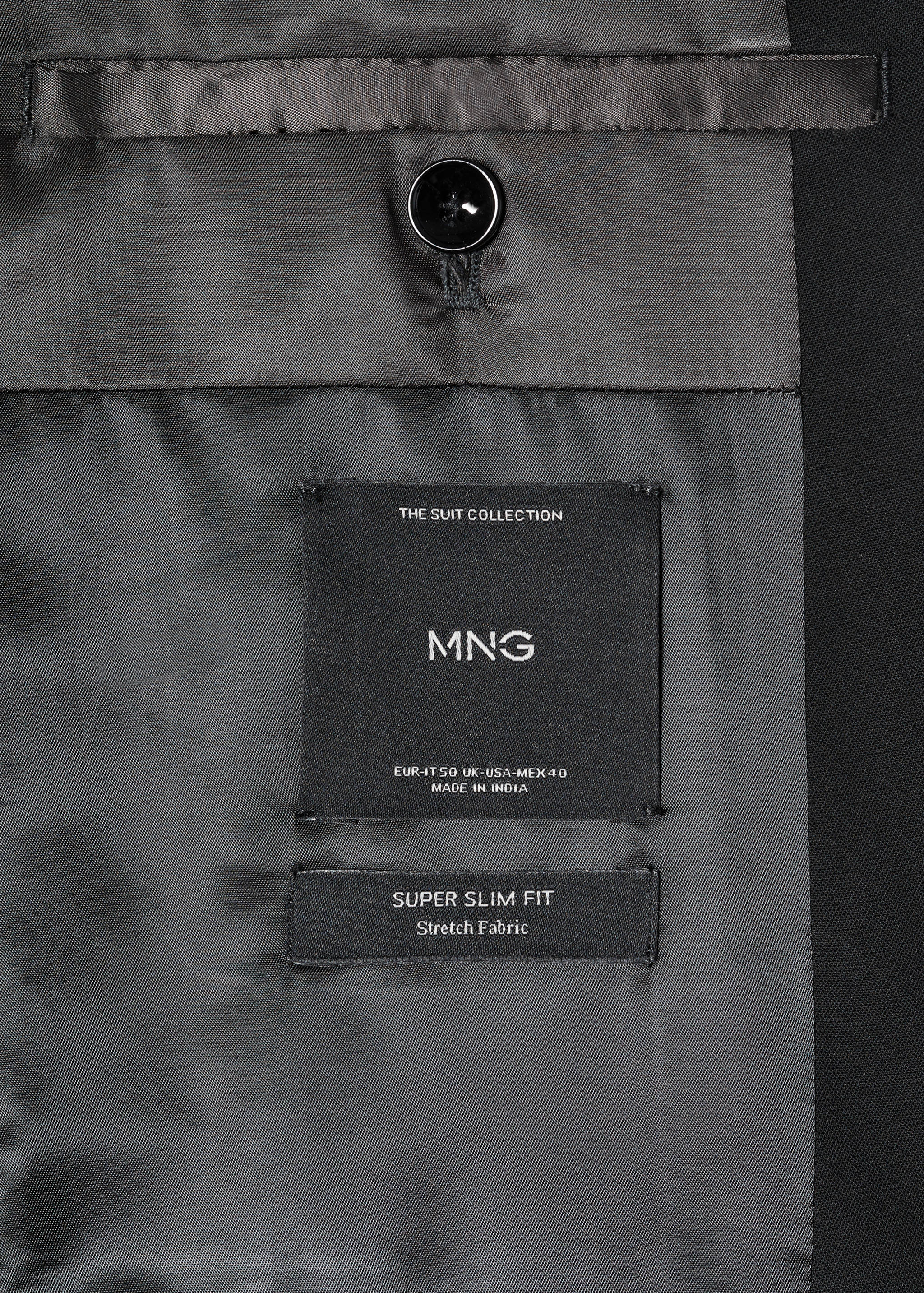 Super slim-fit suit jacket - Details of the article 8