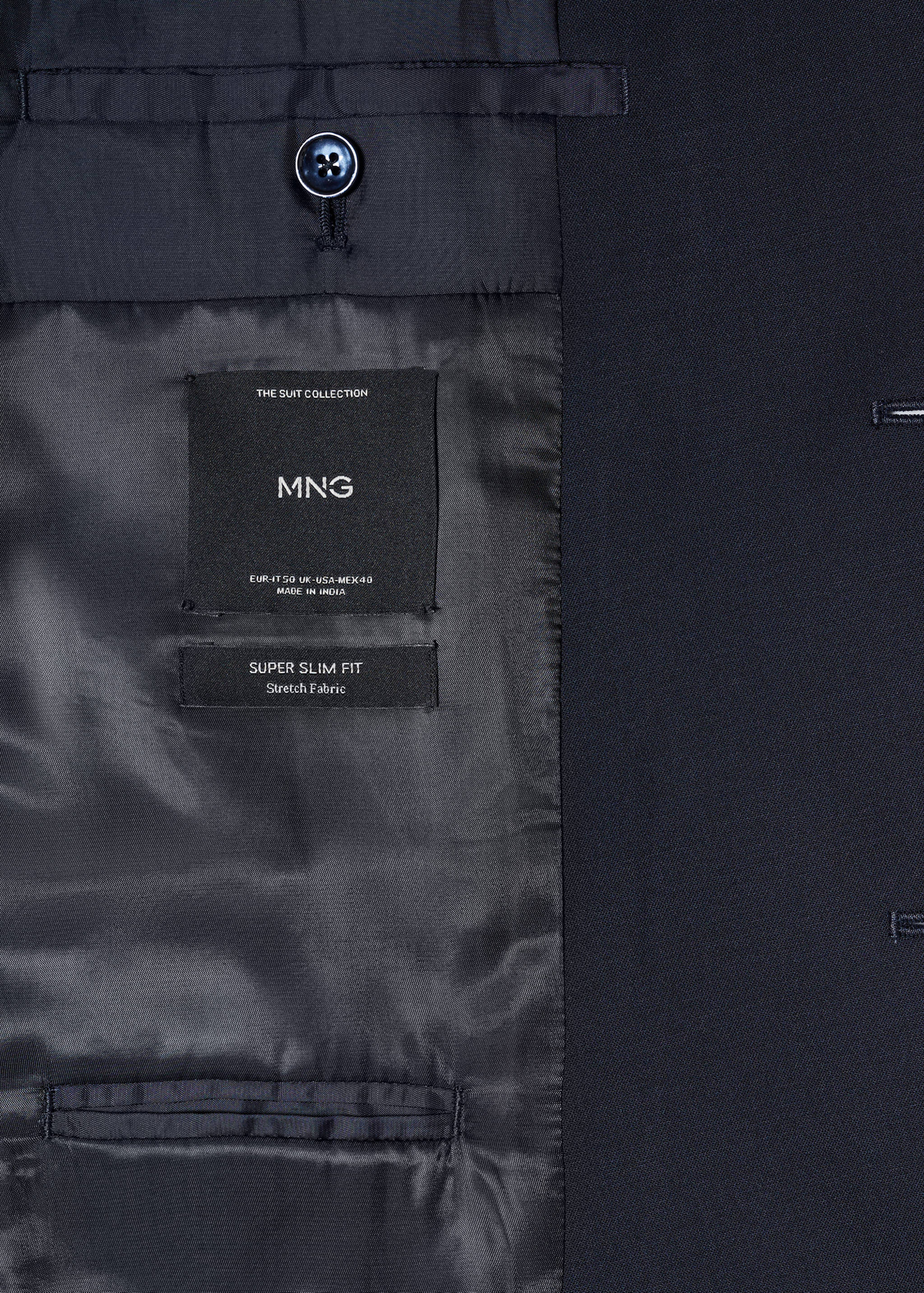 Super slim-fit suit jacket - Details of the article 8