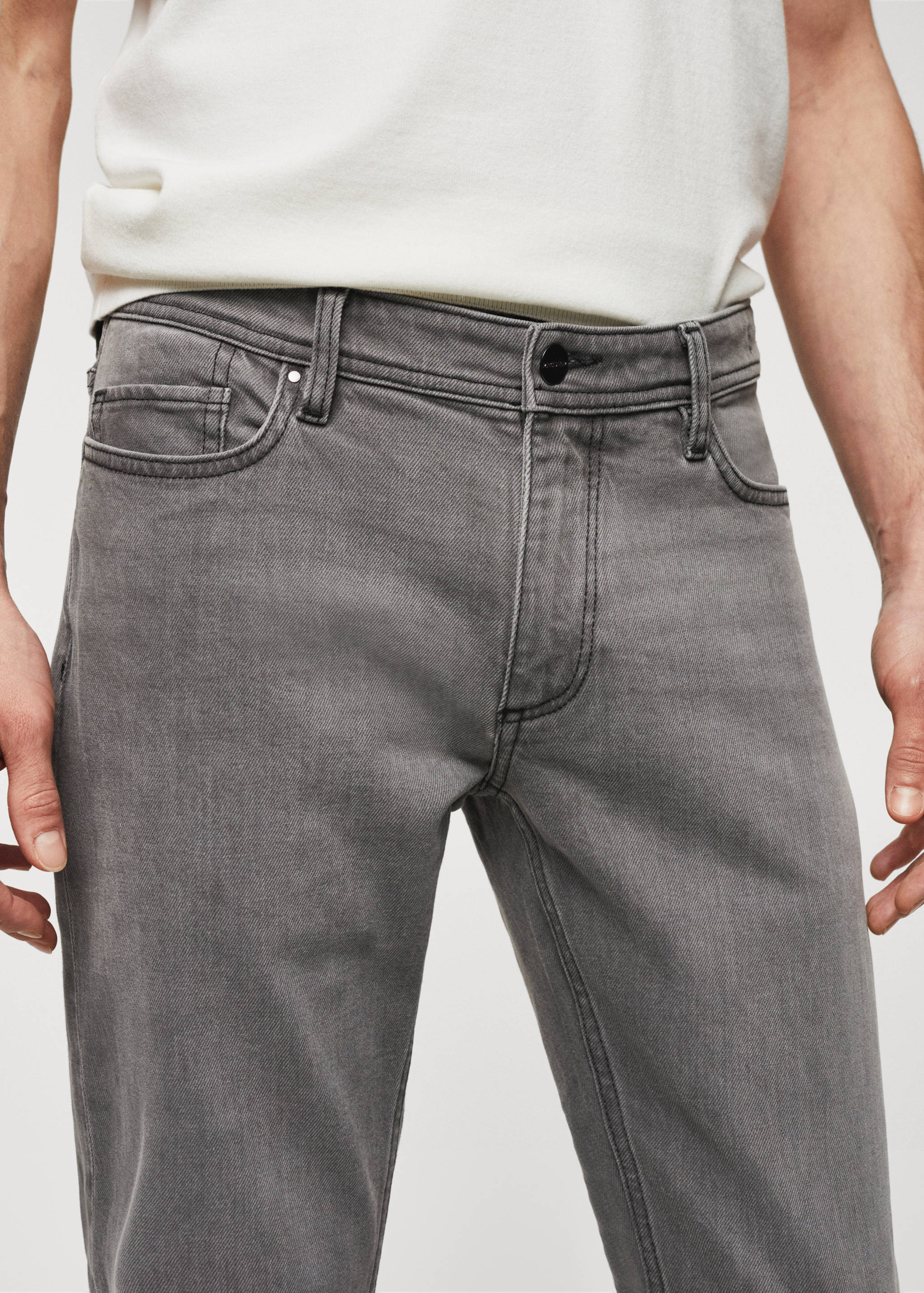 修身Jan牛仔裤 - null