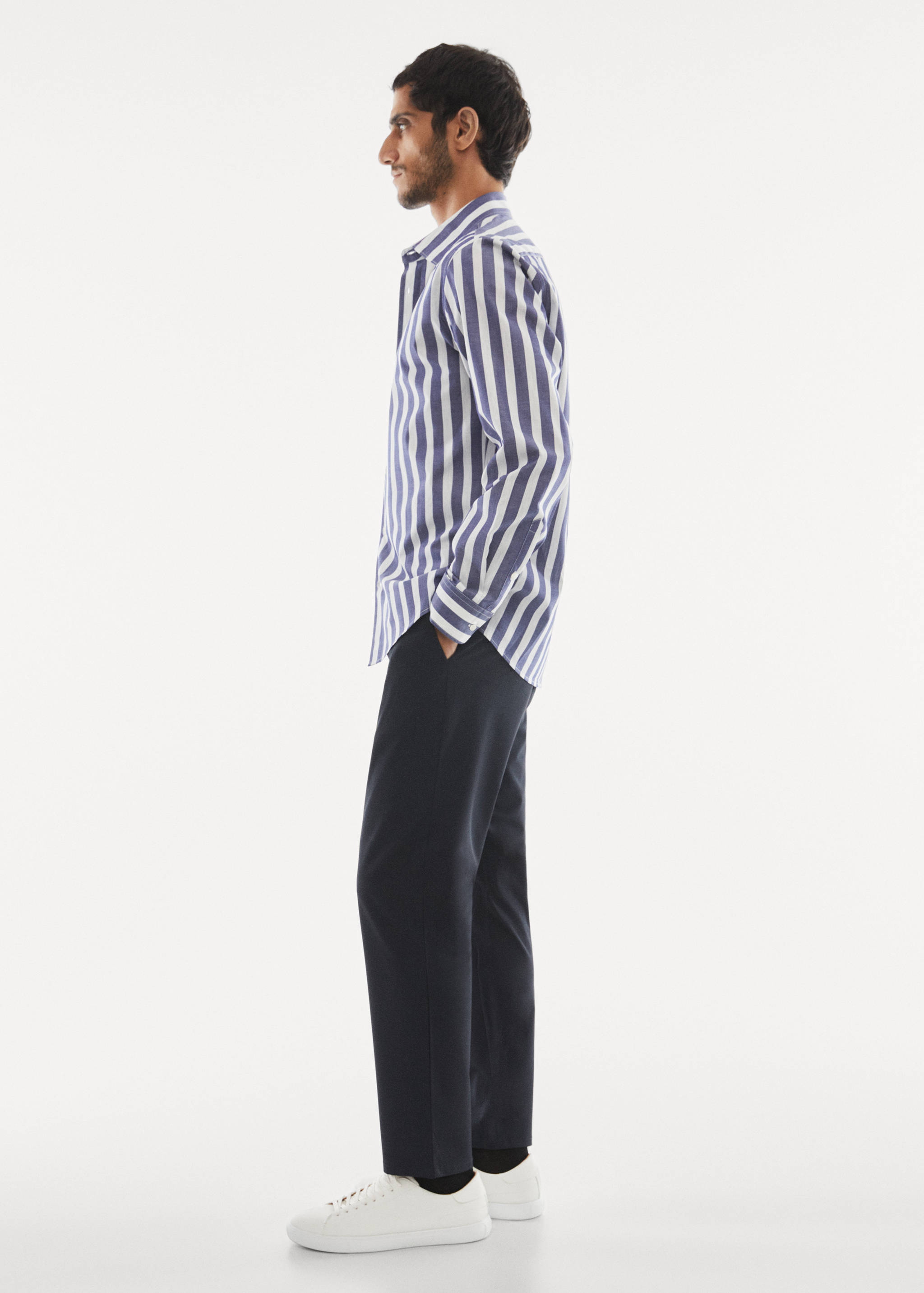 قميص قطن مخطط مجسم - تفاصيل المنتج 6