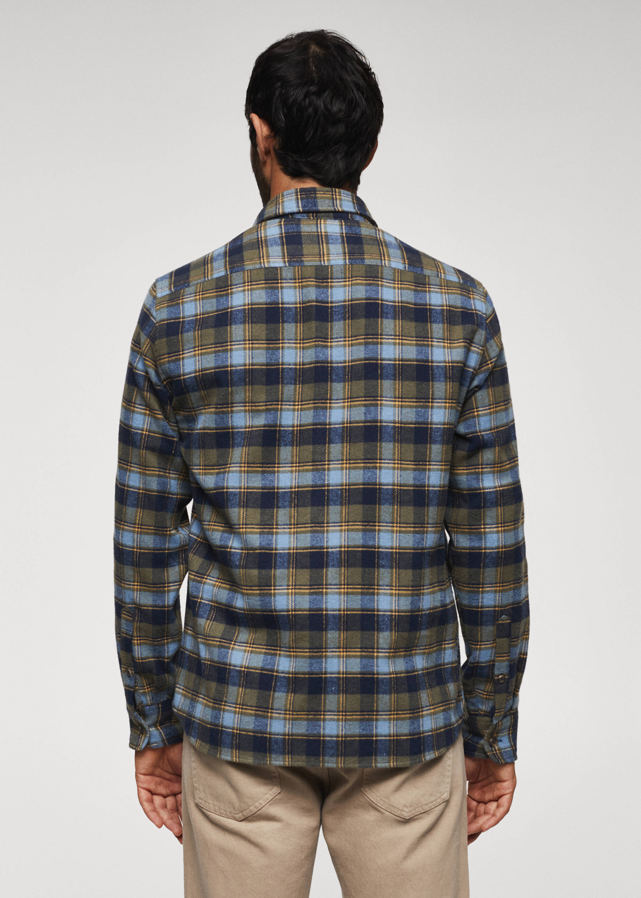 Chemise flanelle à carreaux - Verso de l’article