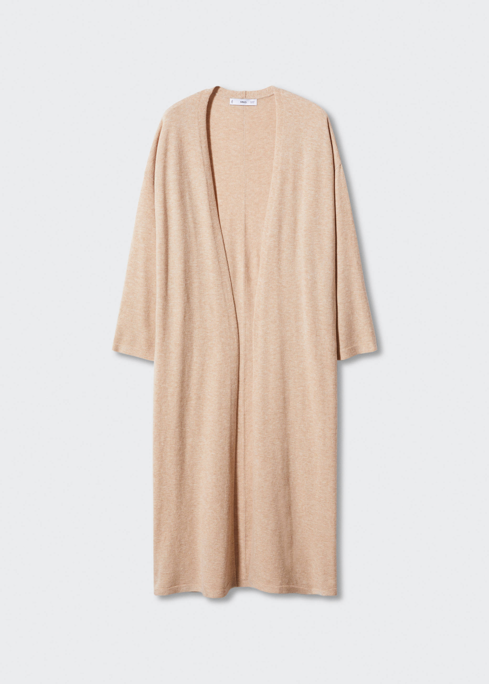 Long knit cardigan - Article without model