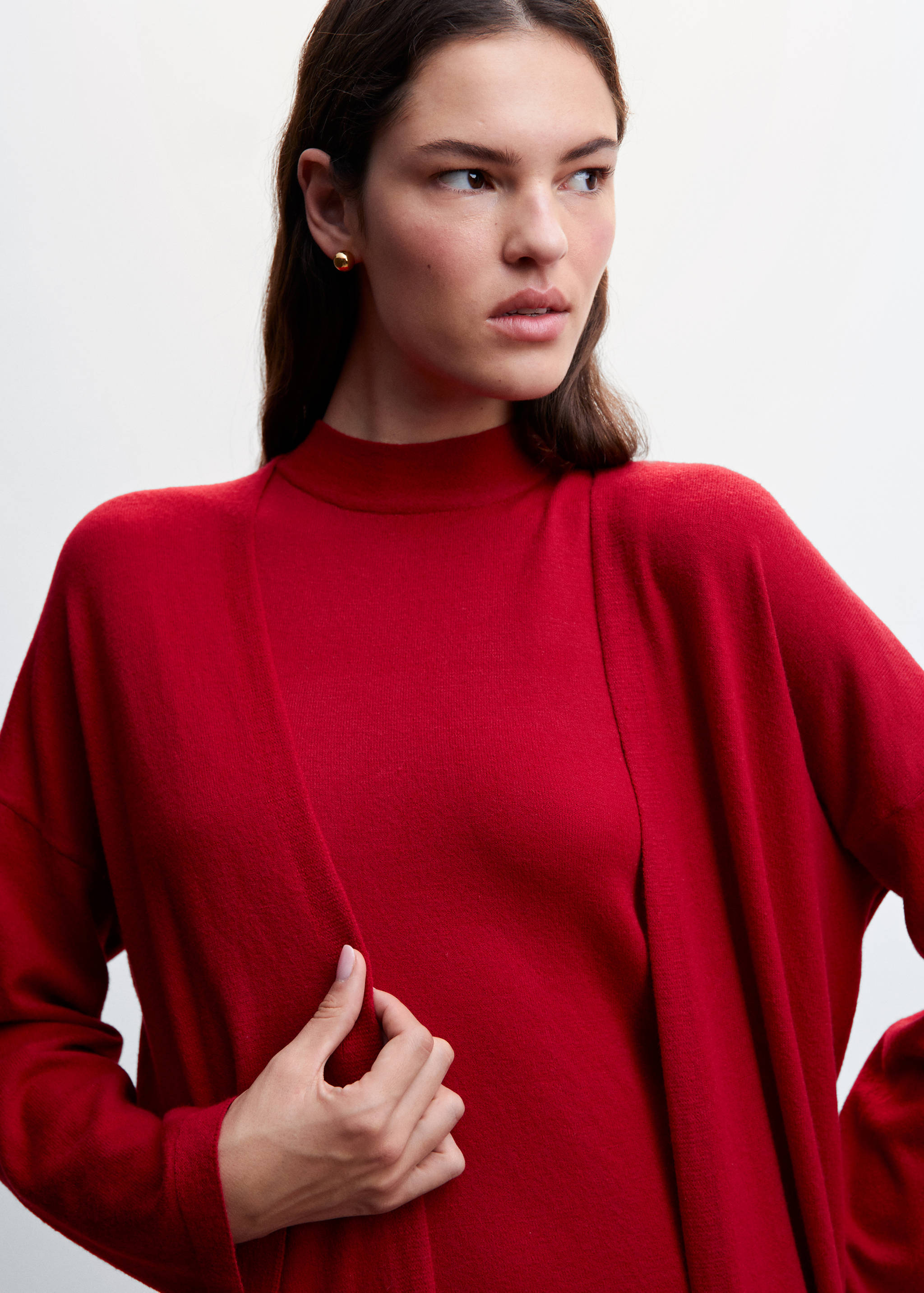 Long knit cardigan - Details of the article 1