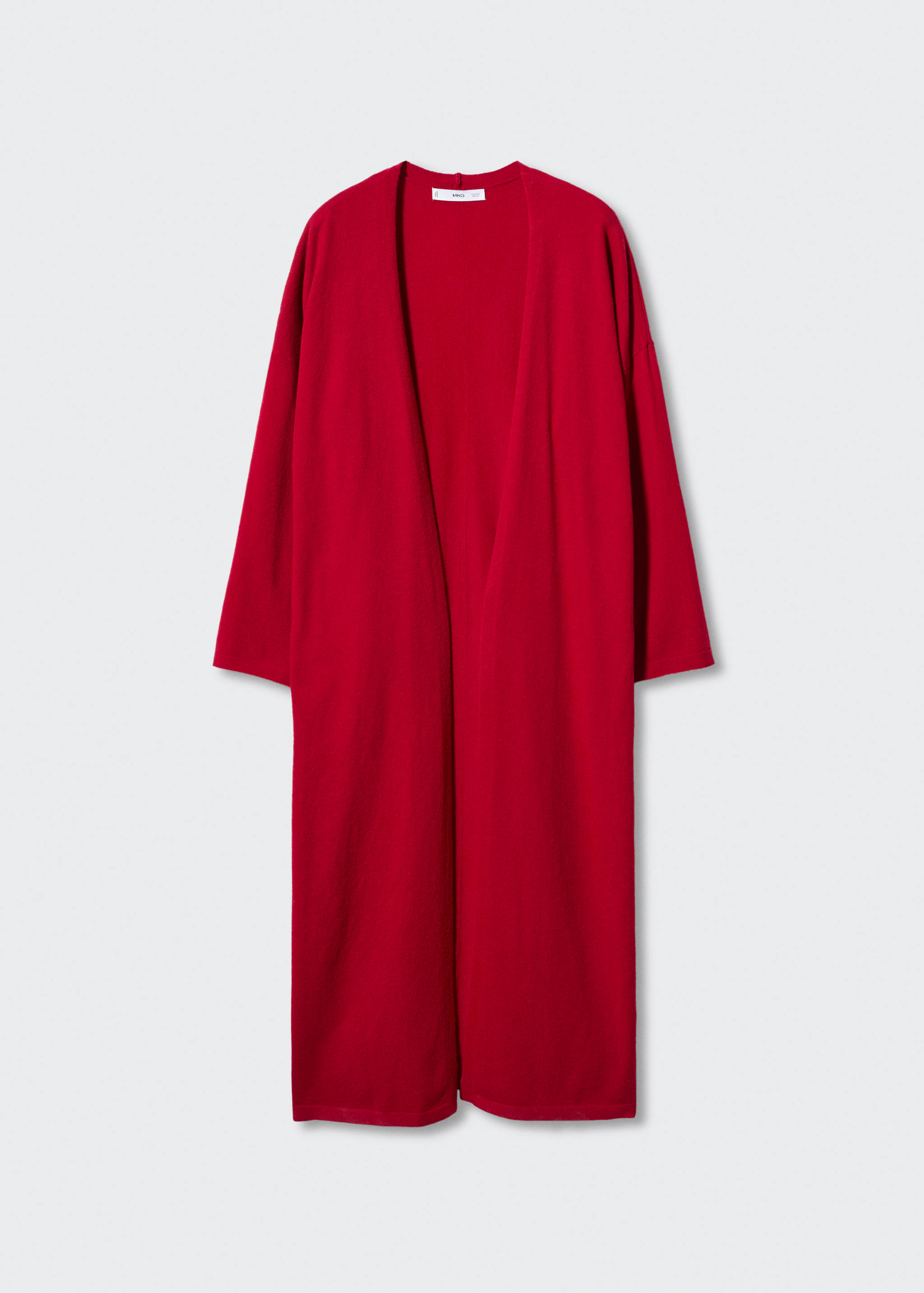 Long knit cardigan - Article without model