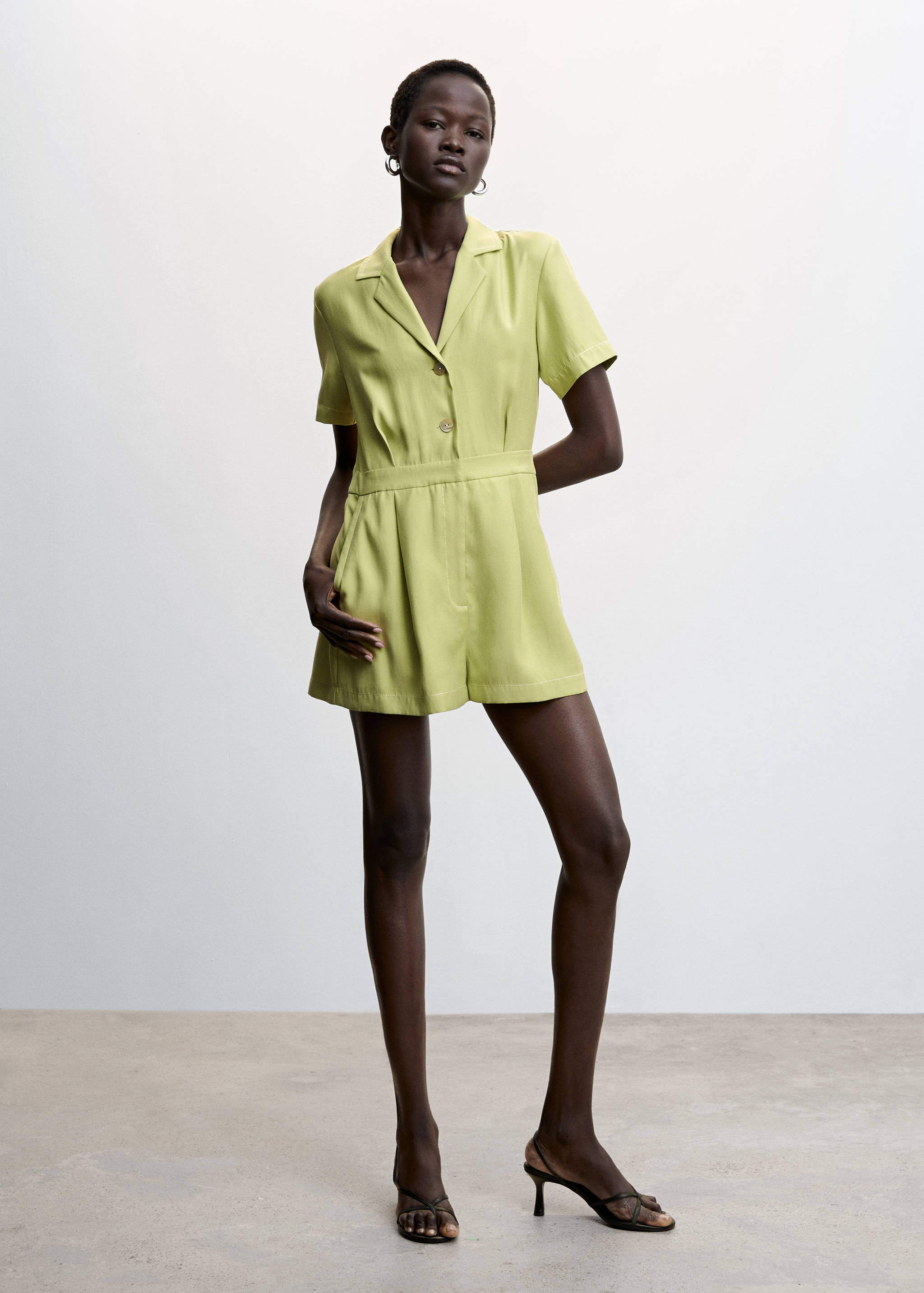 Short flowy jumpsuit - General plane