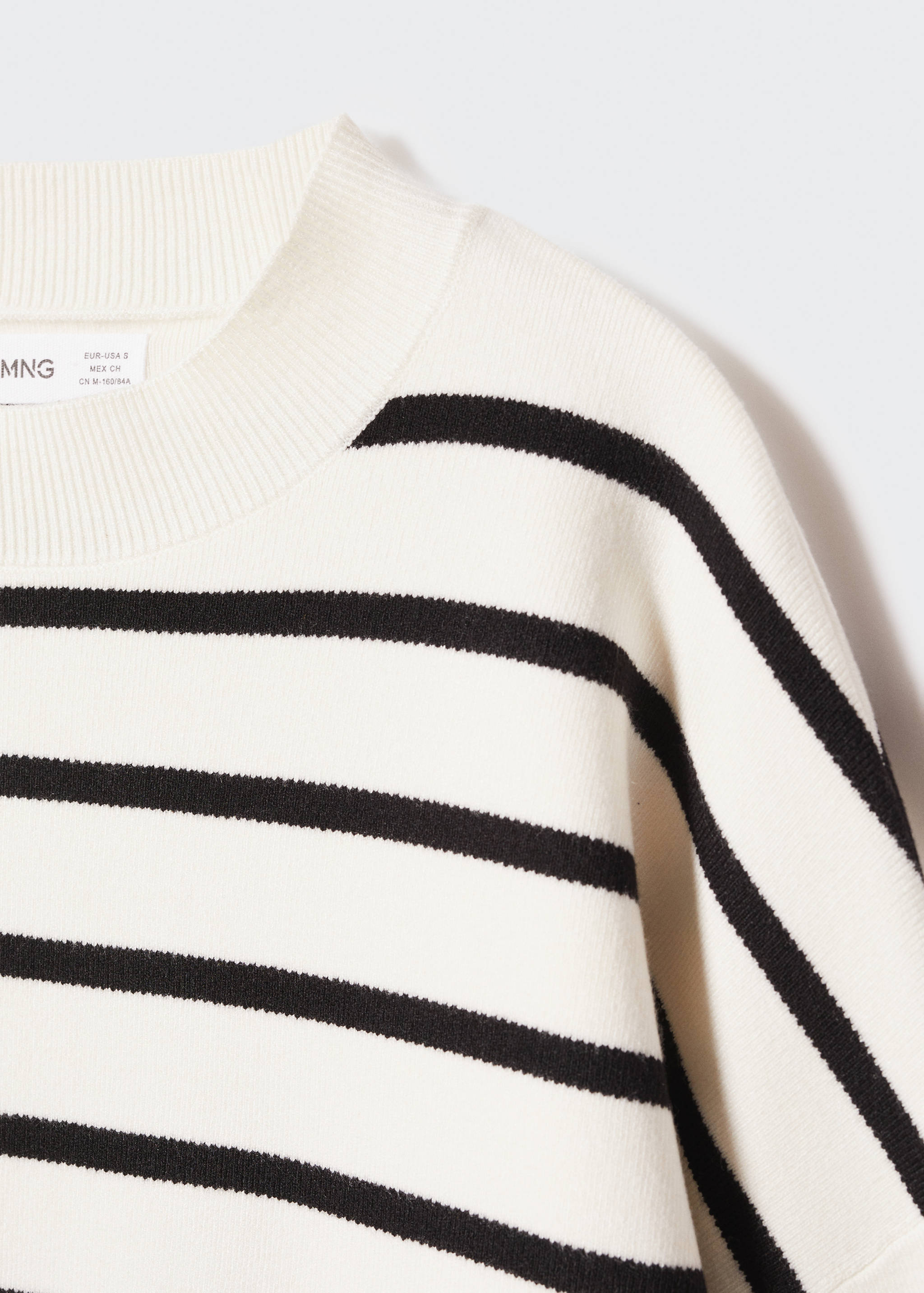 Oversized striped sweater - Details of the article 8