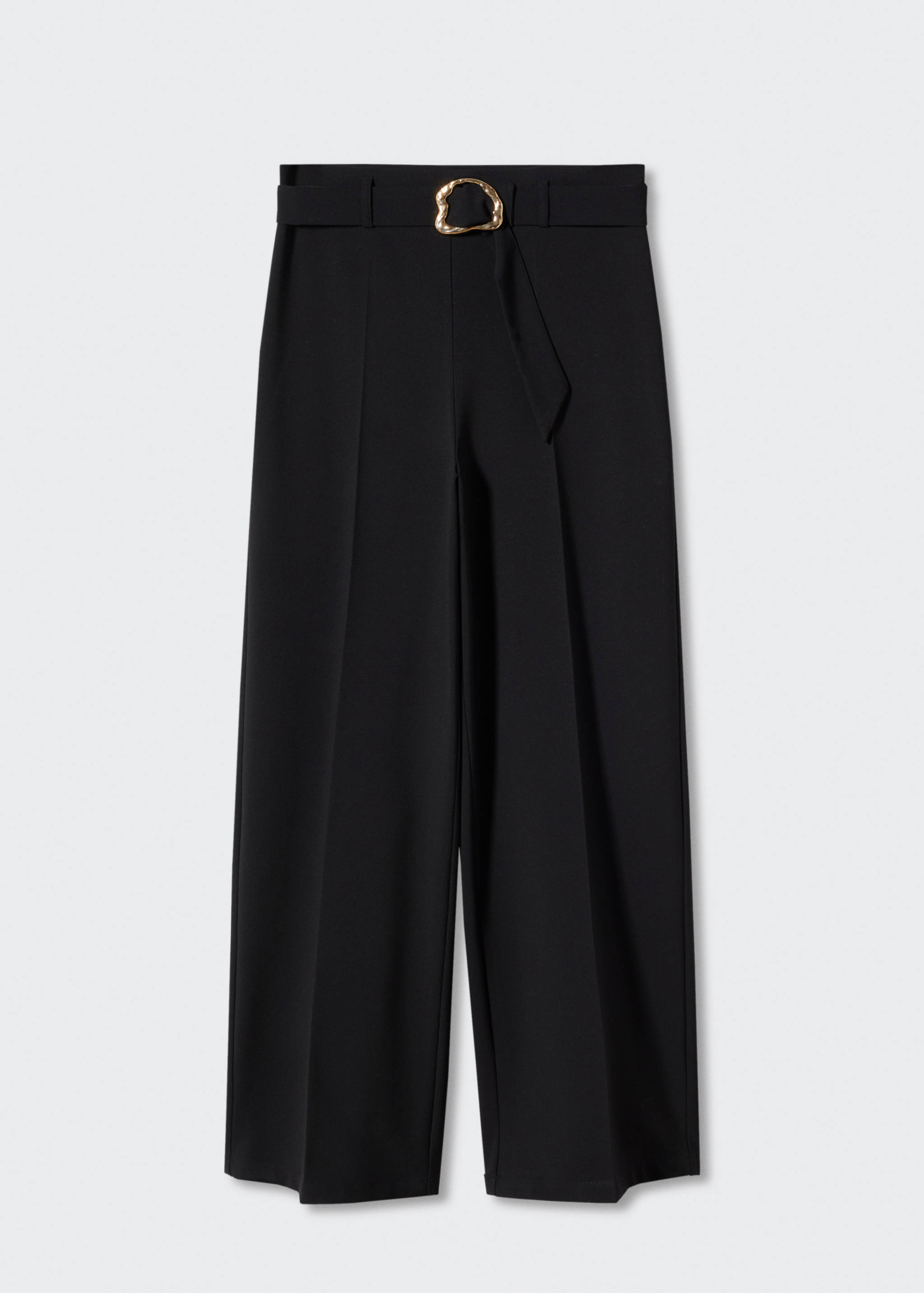 Belt straight-fit trousers - Article without model
