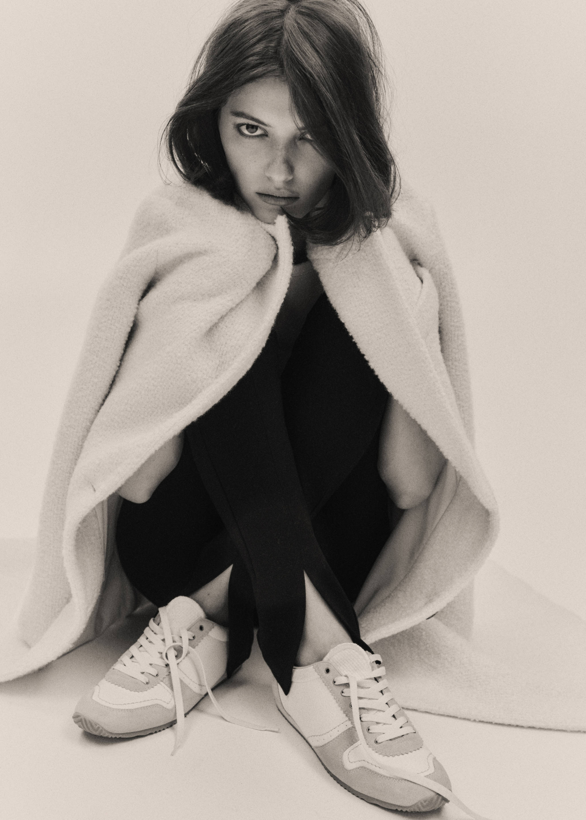 Manteau tissu bouclé laine - Détail de l'article 7