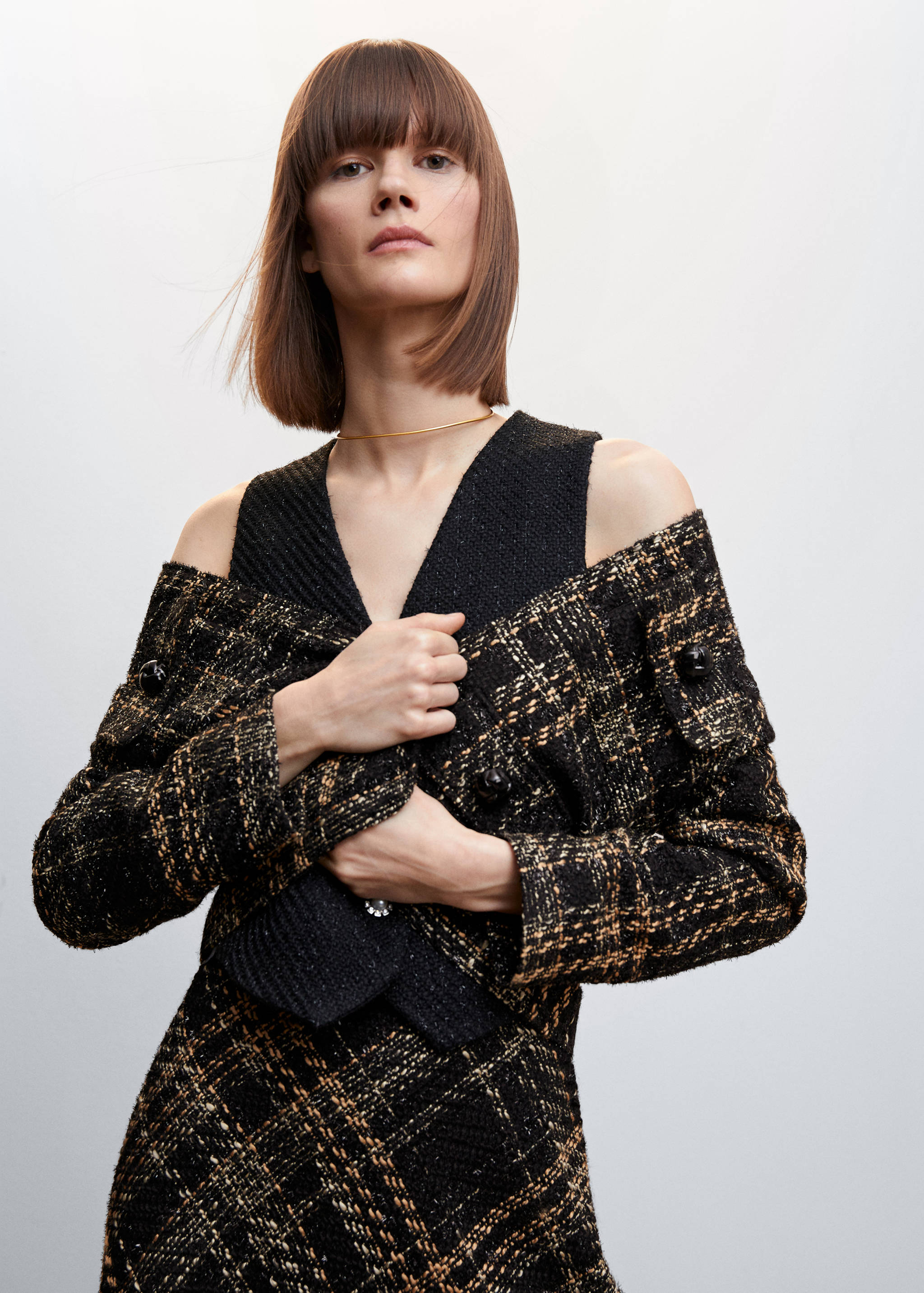 Jupe midi tweed - Détail de l'article 1