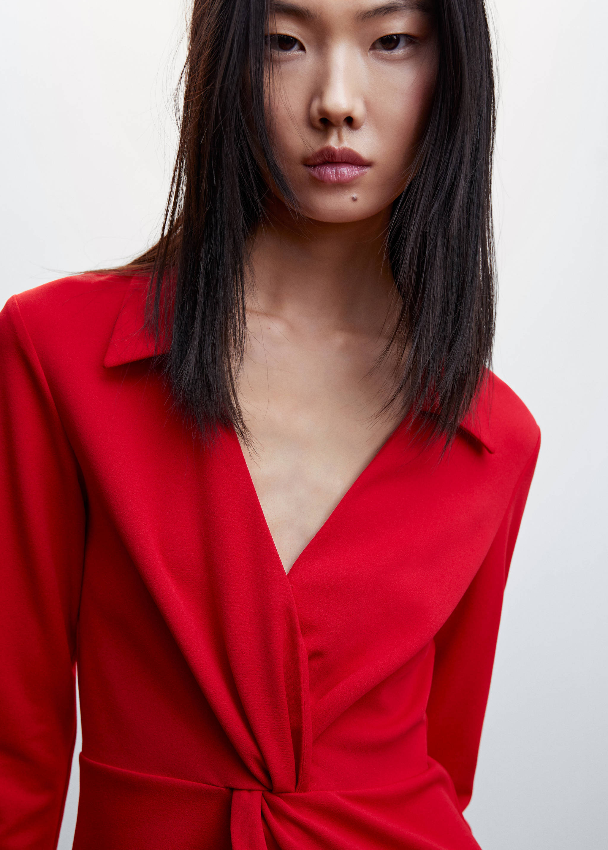 Vestido camisero detalle nudo - Detalle del artículo 1