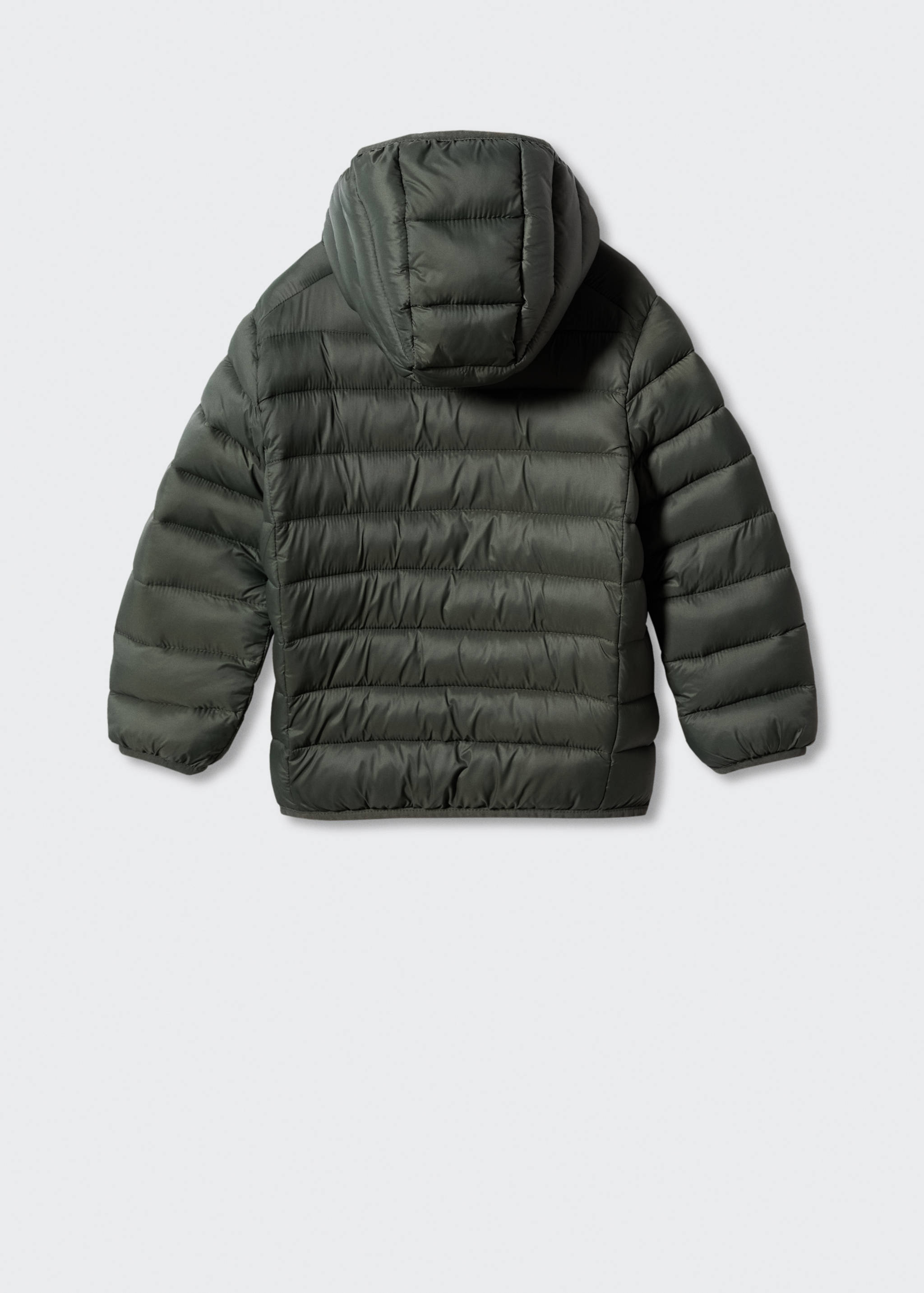 Стеганый анорак с молнией - Обратная сторона изделия