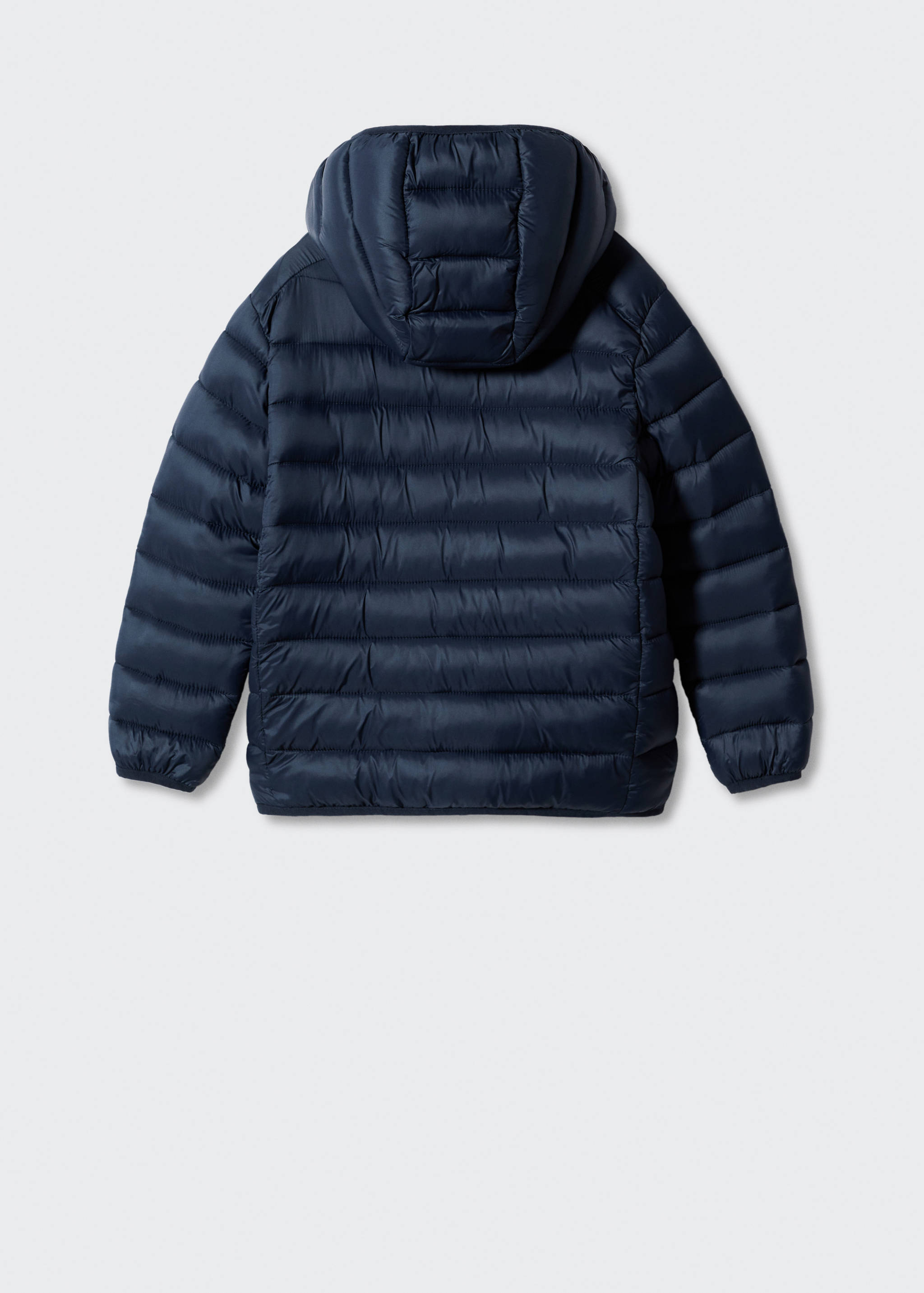 Стеганый анорак с молнией - Обратная сторона изделия