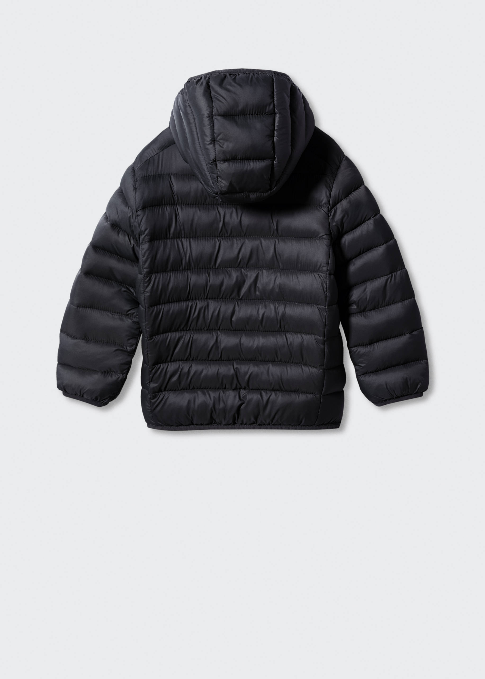 Стеганый анорак с молнией - Обратная сторона изделия