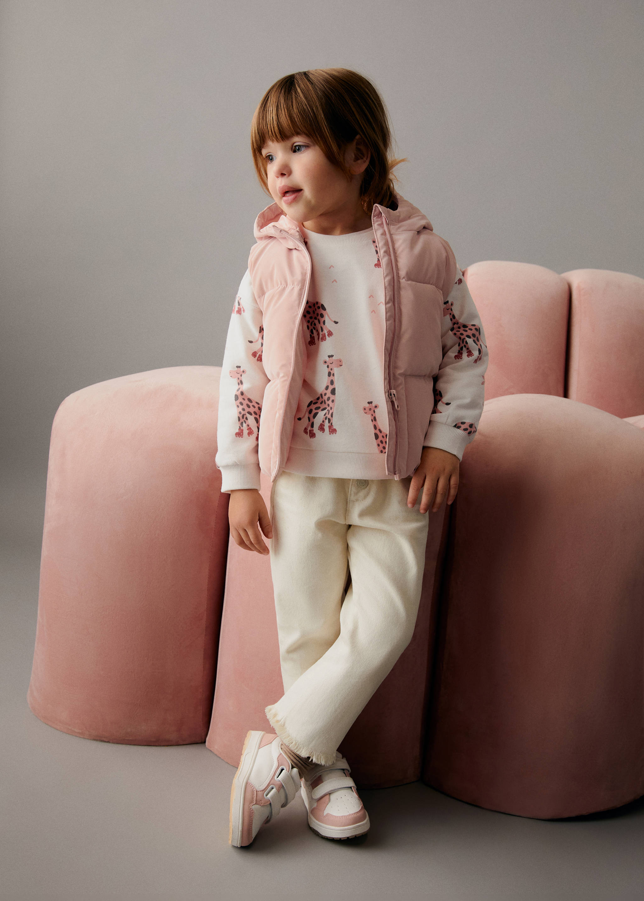 Printed cotton sweatshirt - General plane