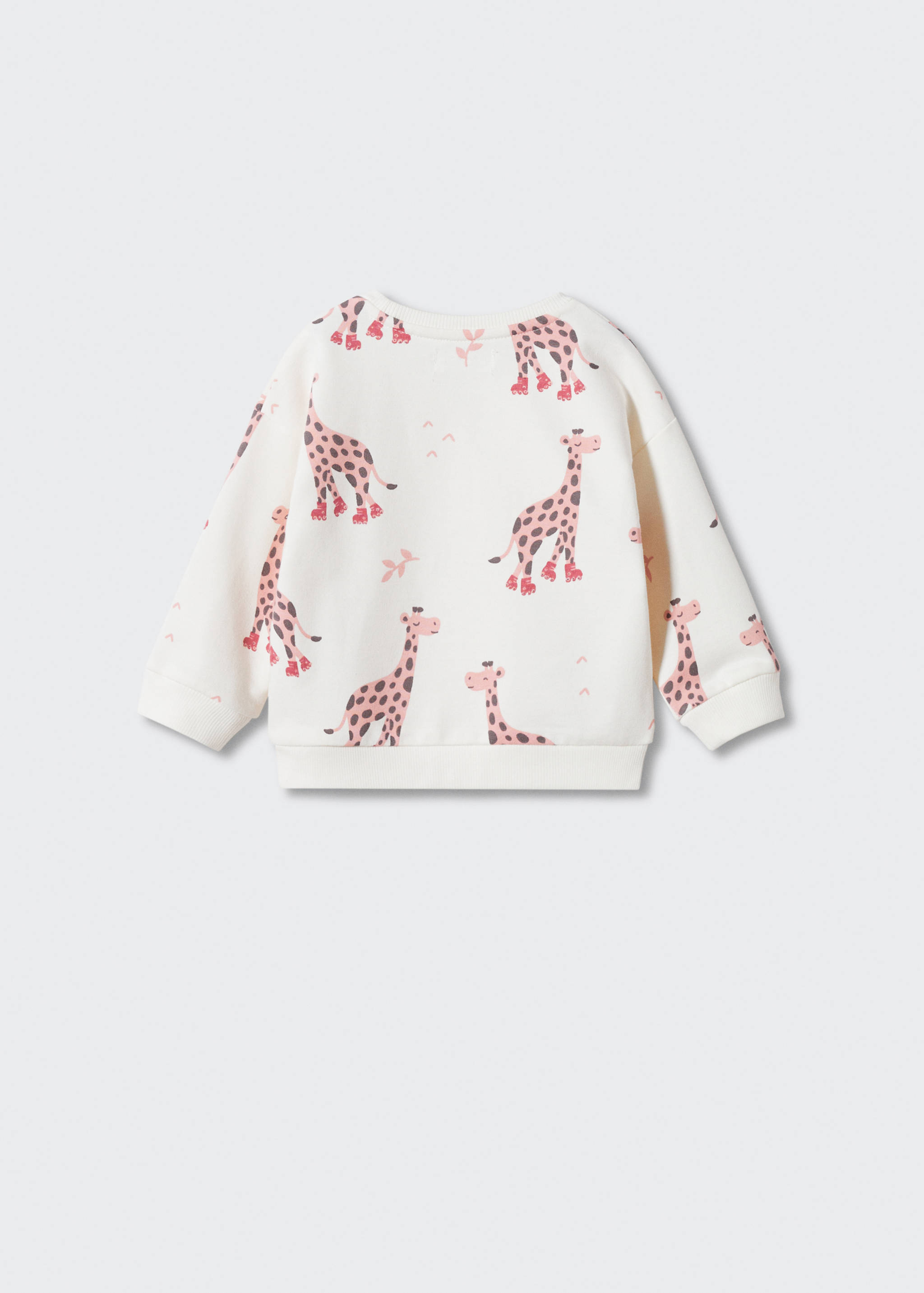 Printed cotton sweatshirt - Reverse of the article