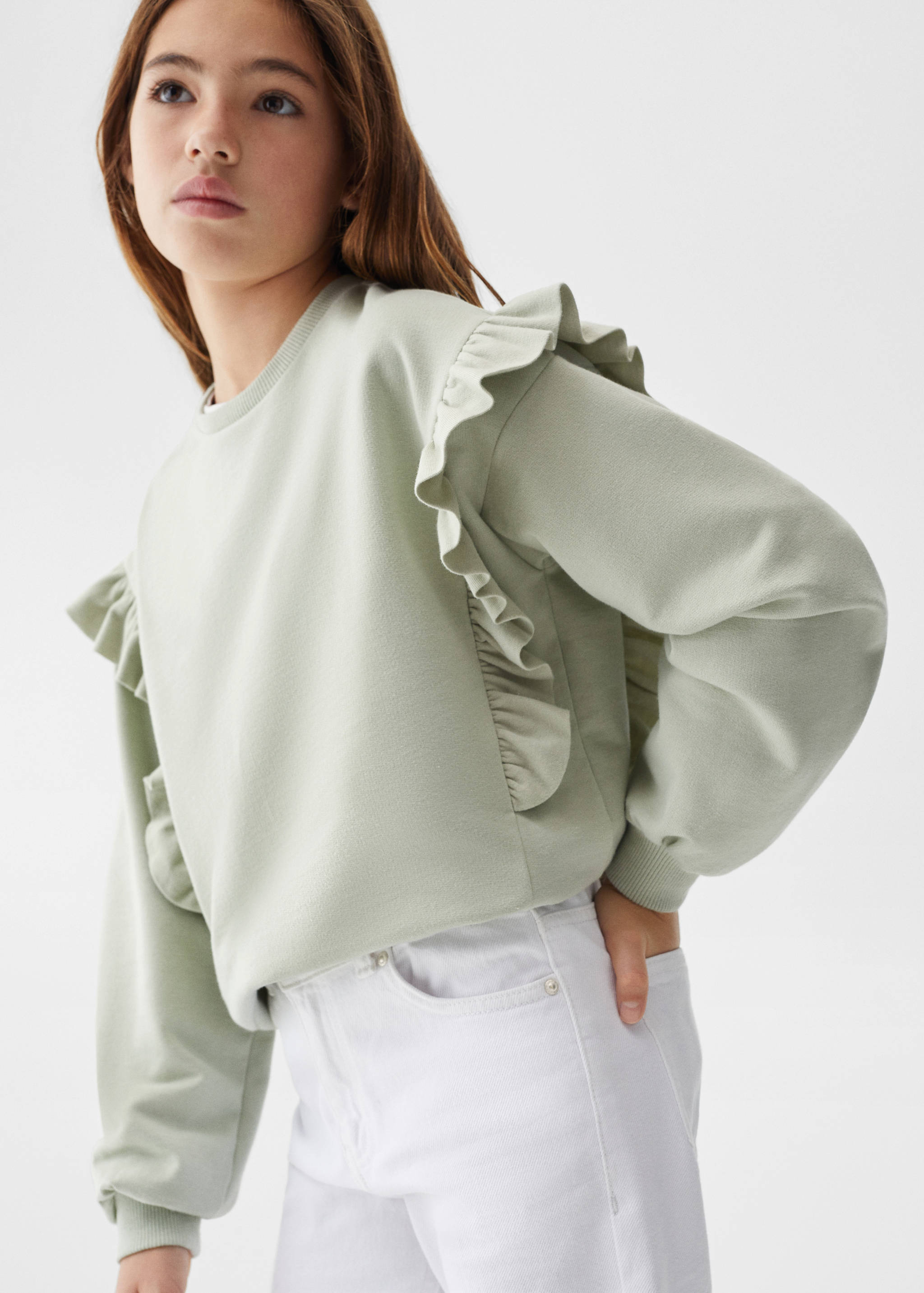 سترة قطنية مكشكشة - تفاصيل المنتج 1