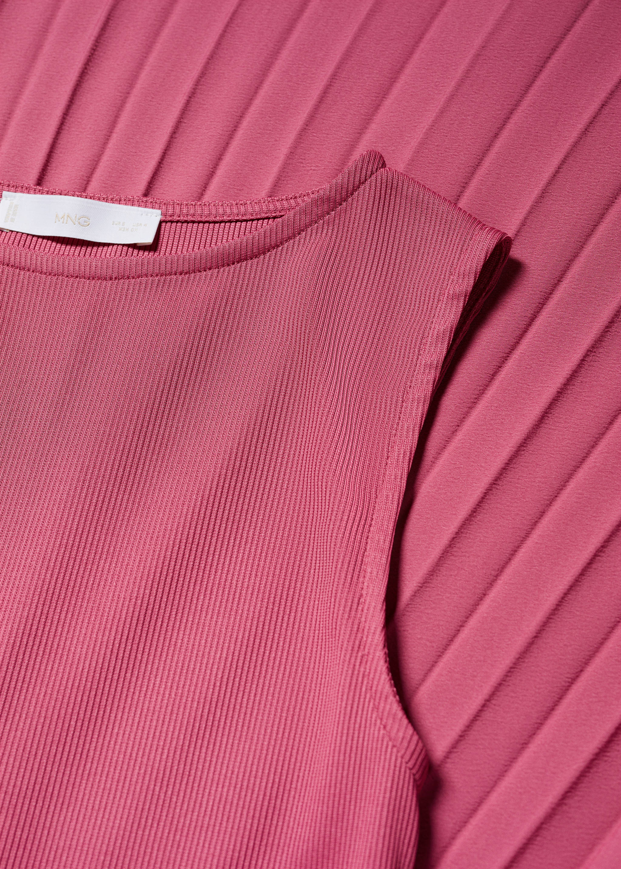 Pleated knitted dress - Details of the article 8