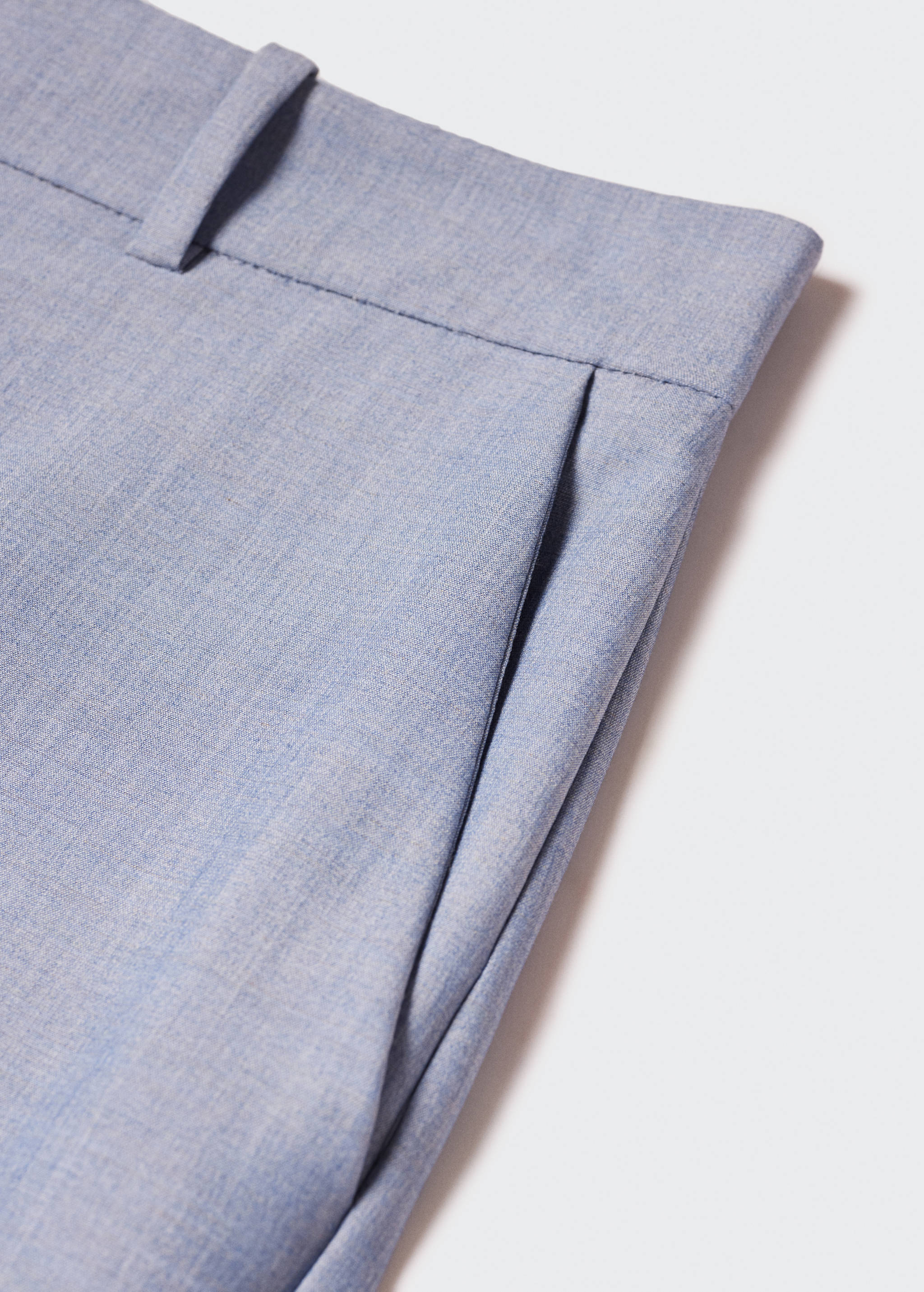 Straight suit trousers - Details of the article 8