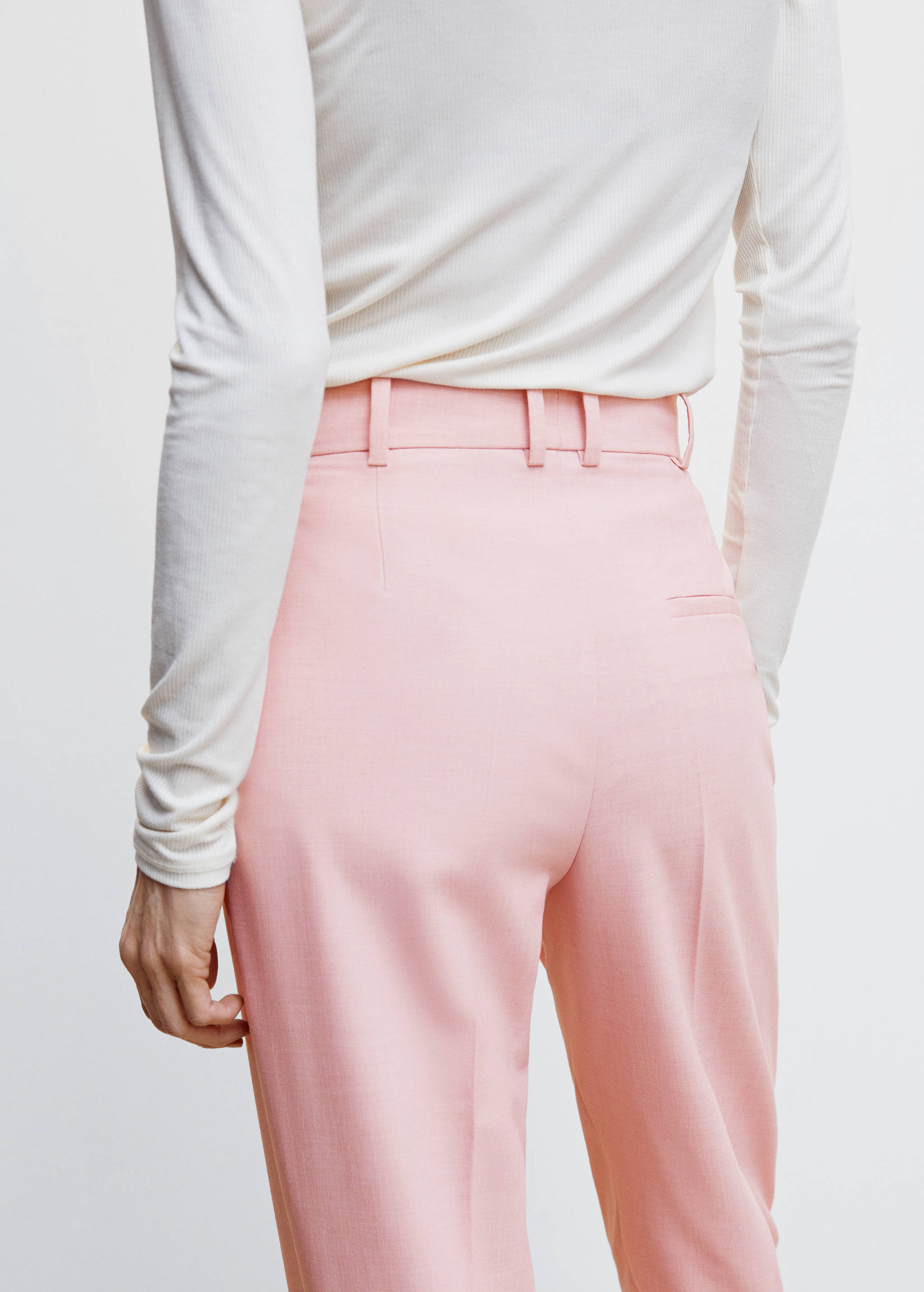 Straight suit trousers - Details of the article 6