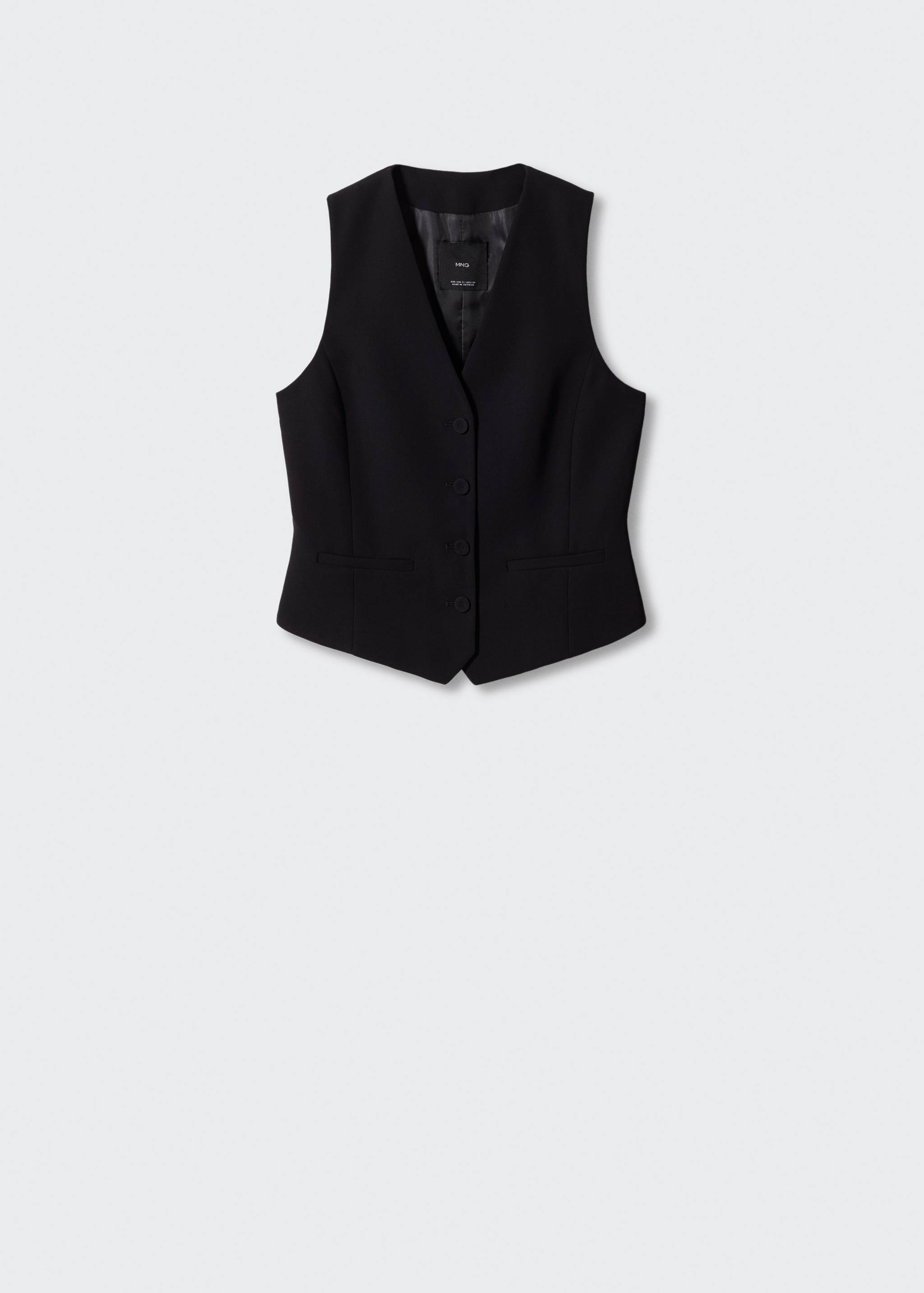 Suit waistcoat with buttons - Article without model