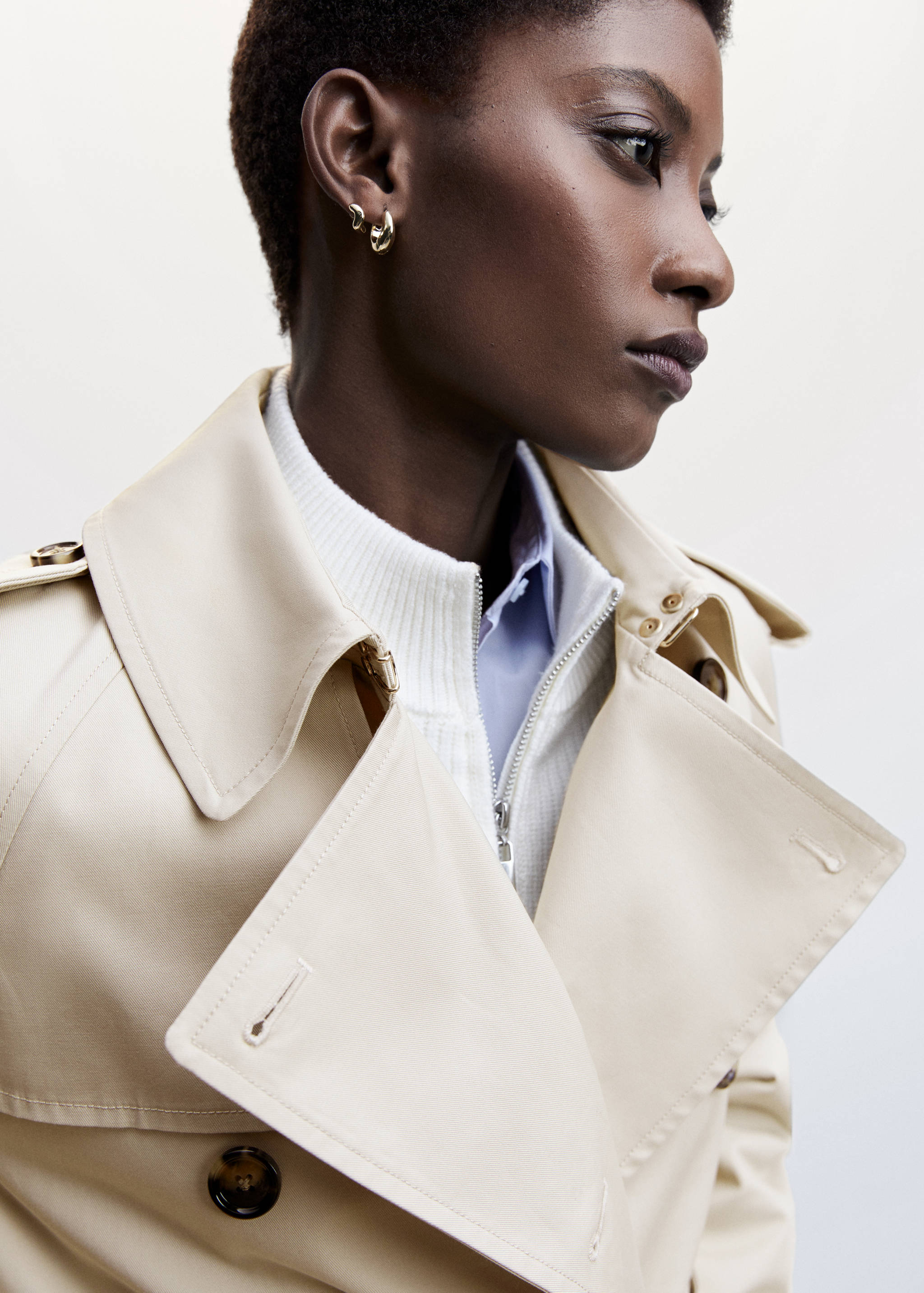 Trench coton ceinture - Détail de l'article 1