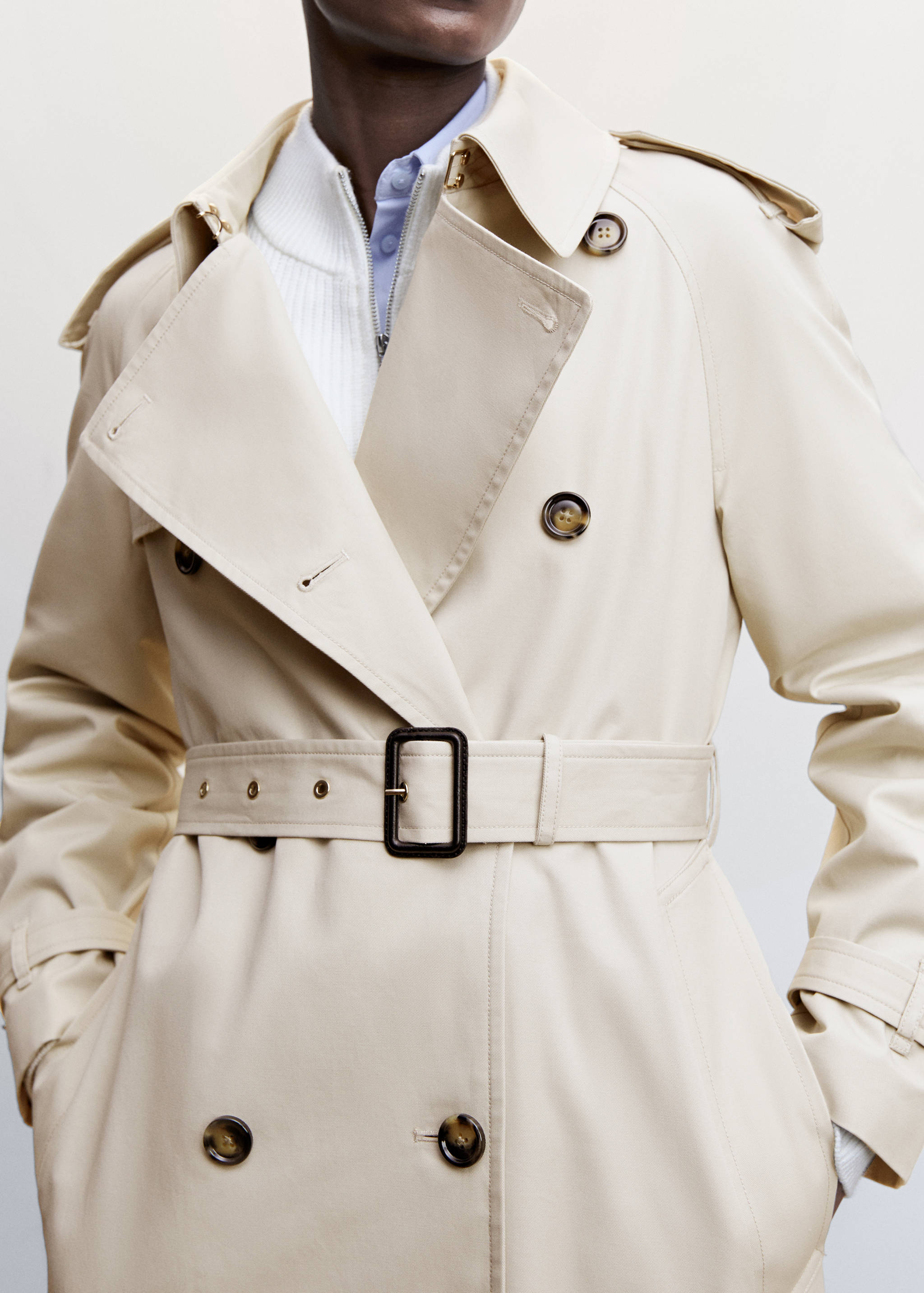 Trench coton ceinture - Détail de l'article 6